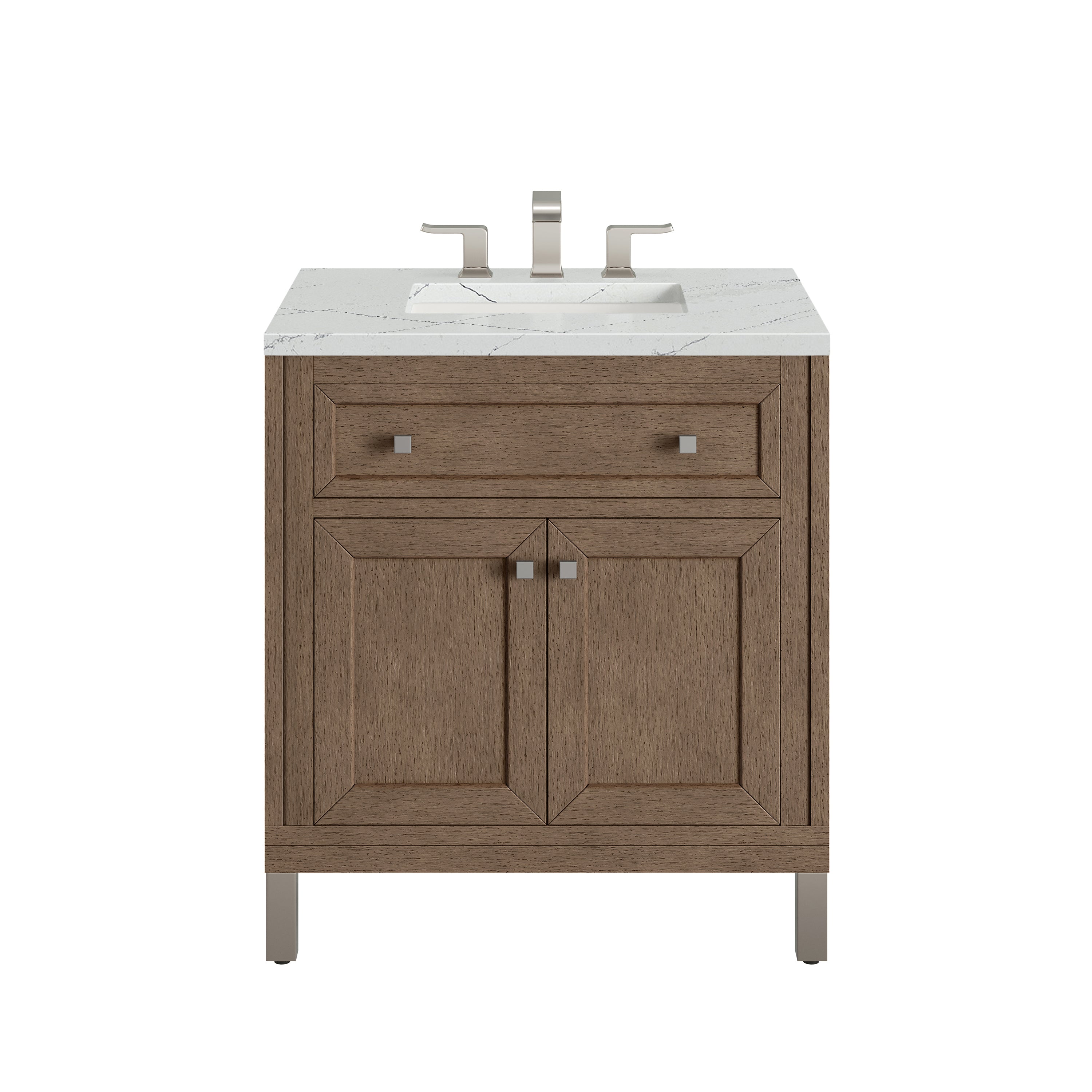 James Martin Vanities Chicago 30" Single Vanity - Whitewashed Walnut