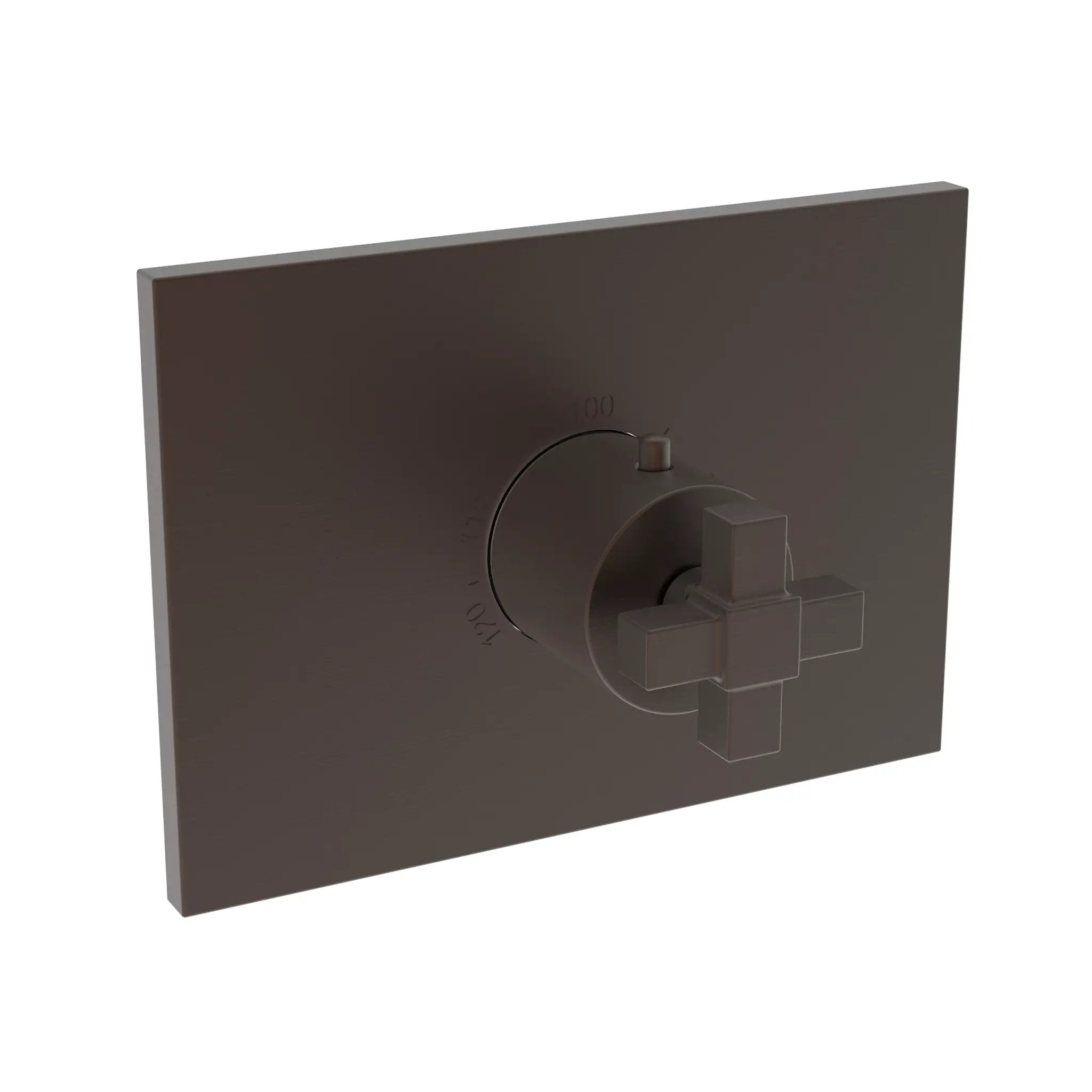 Newport Brass Malvina 3/4" Square Thermostatic Trim Plate with Handle by Newport Brass