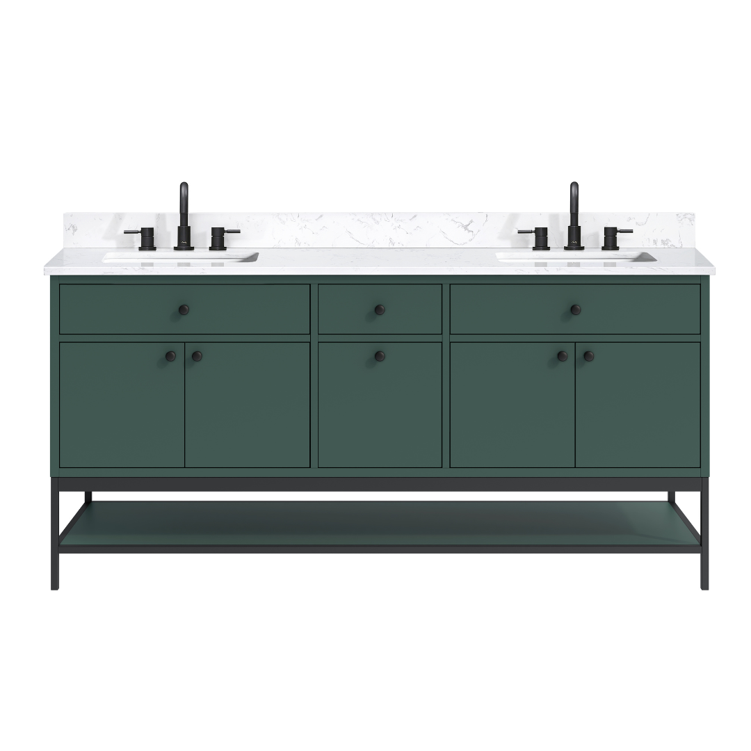 everglade green vanity set