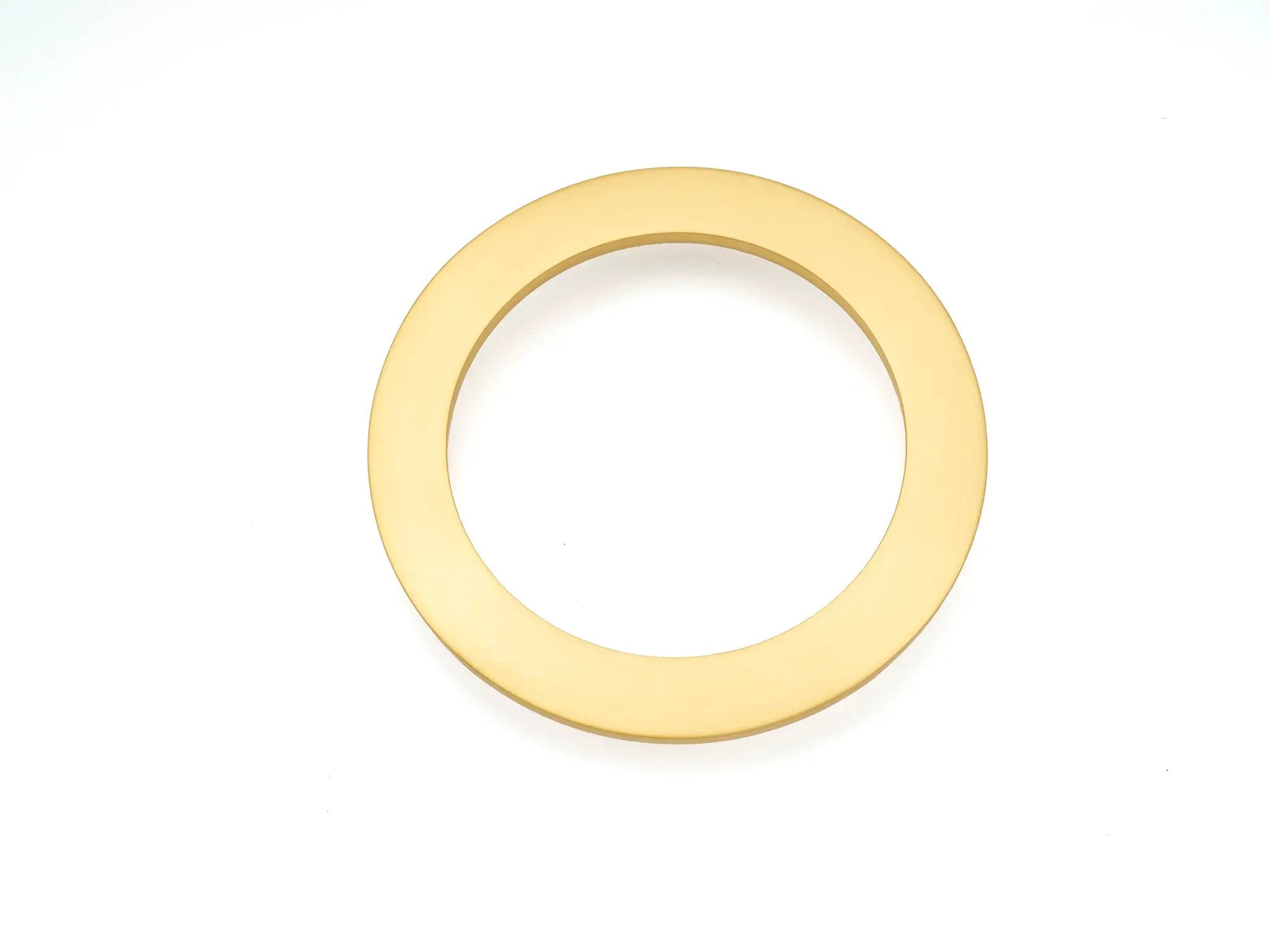 satin brass pull