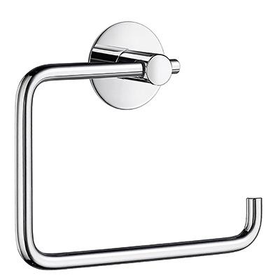 chromed toilet roll holder