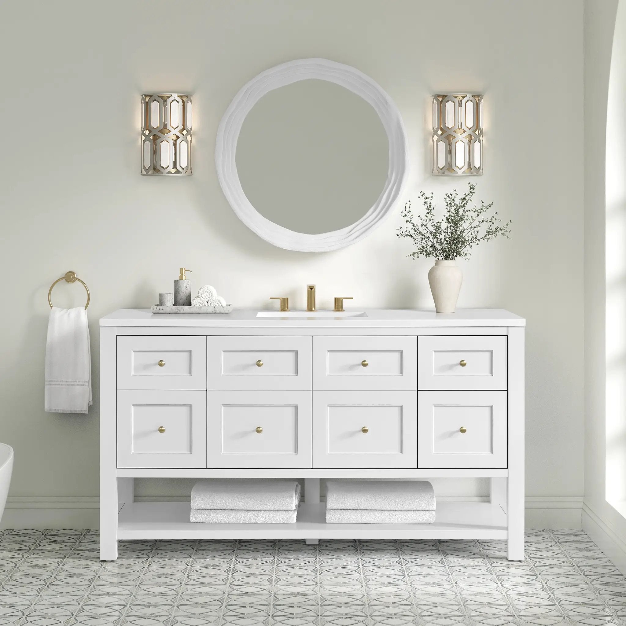limestone mirror