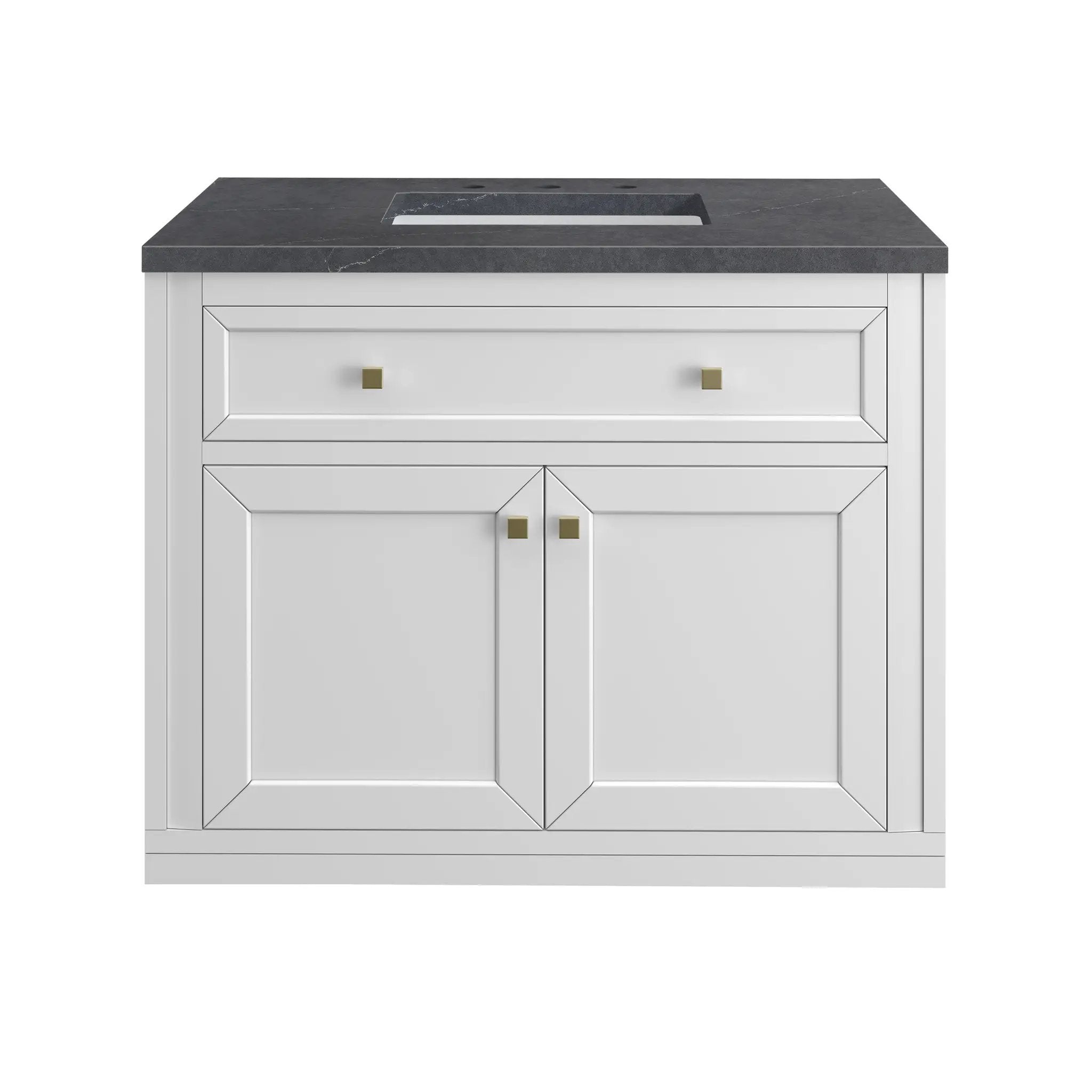 James Martin Chicago 36" Single Vanity Set - Glossy White by James Martin Vanities
