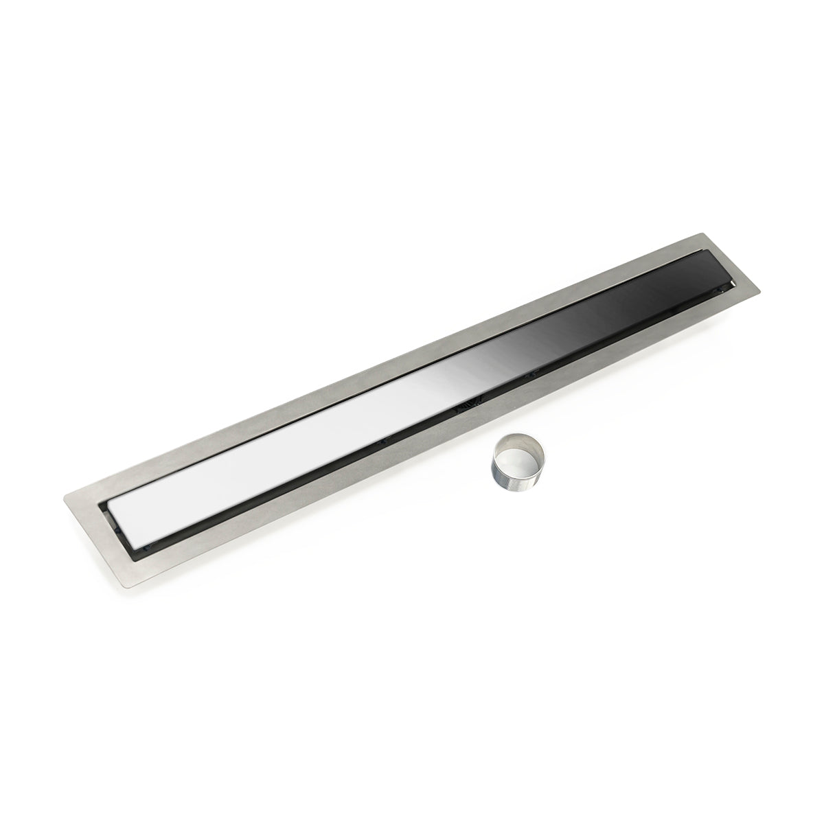 polished stainless drain kit