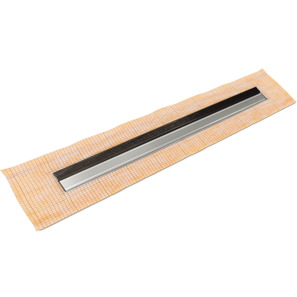 Infinity Drain 32" FCS Series Schluter-Kerdi - Fixed Flange Linear Drain Kit with 1" Wedge Wire Grate