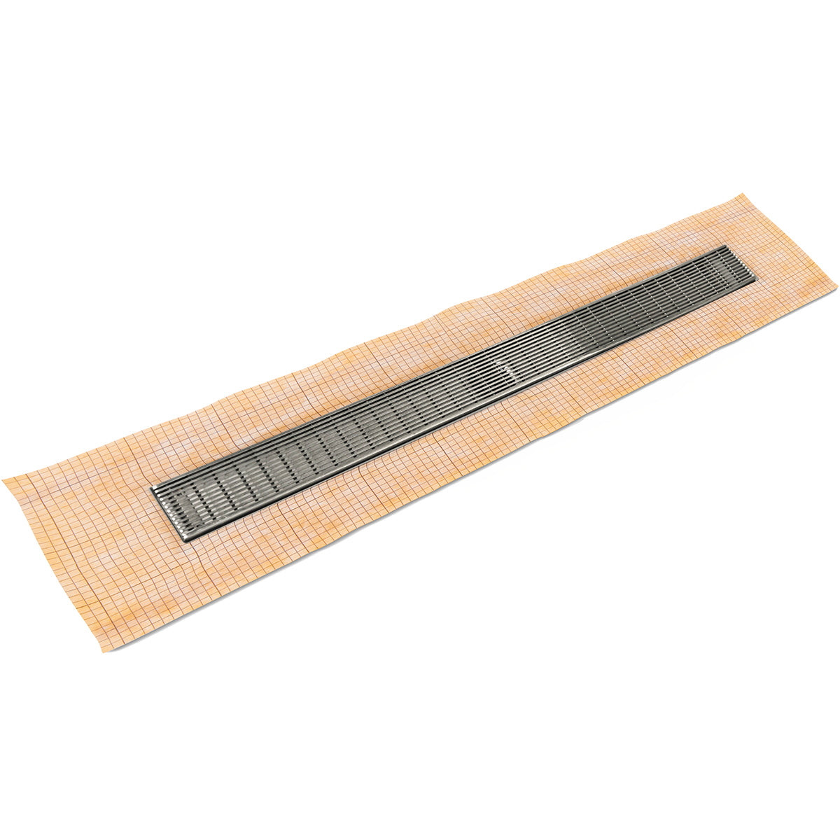 Infinity Drain 24" FCS Series Schluter-Kerdi - Fixed Flange Linear Drain Kit with 2 1/2" Wedge Wire Grate