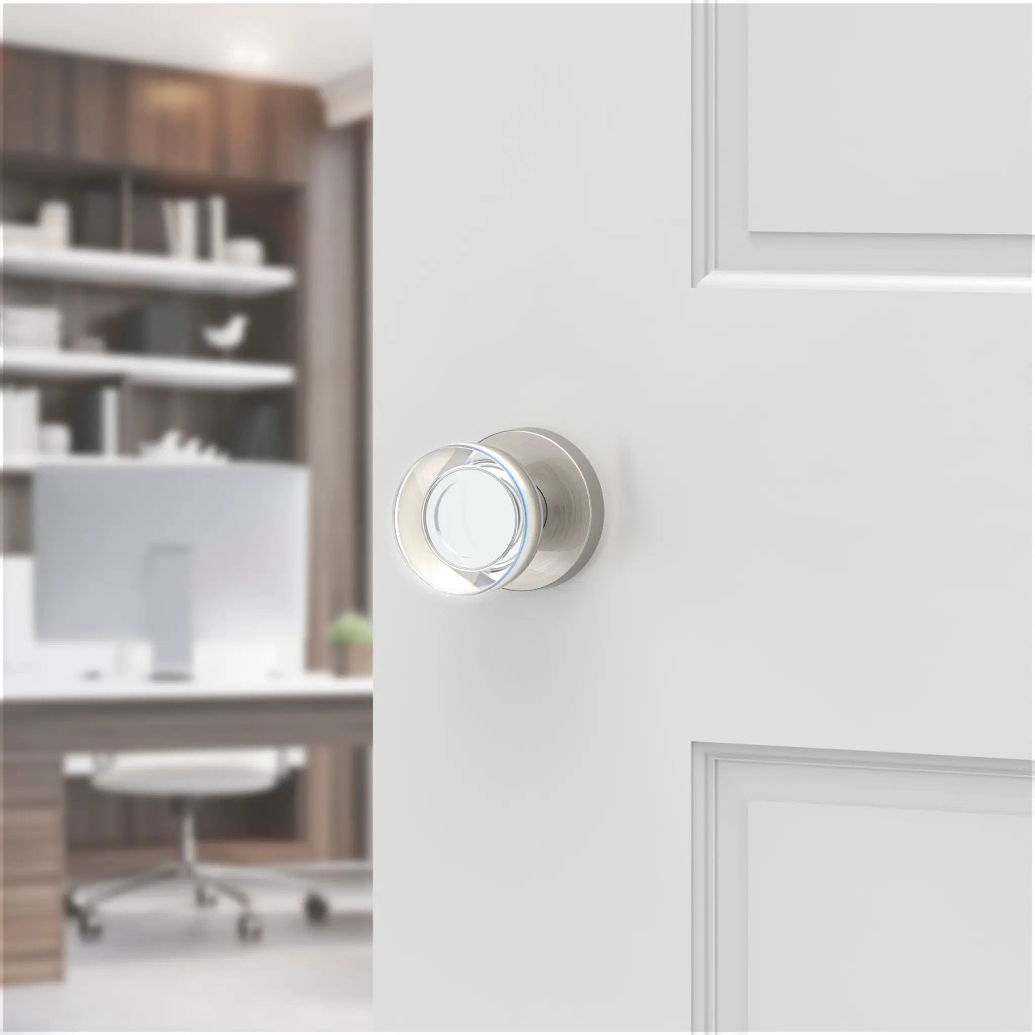 satin nickel door knob