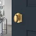 satin brass door knob