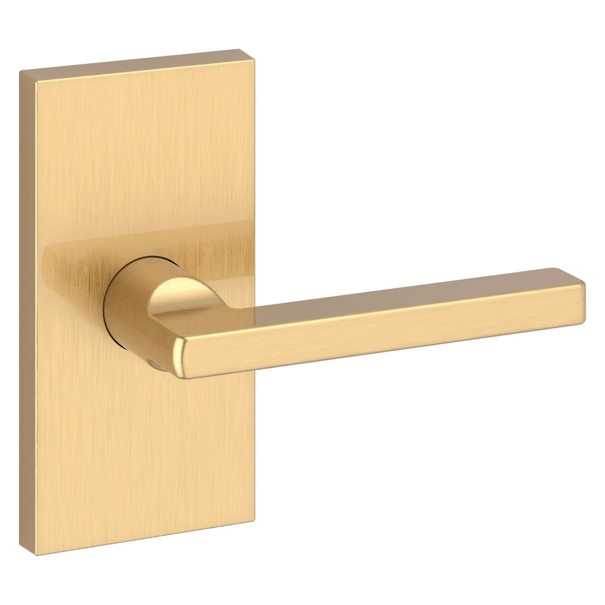 Baldwin Reserve Square Lever and Contemporary 5" Rose by Baldwin