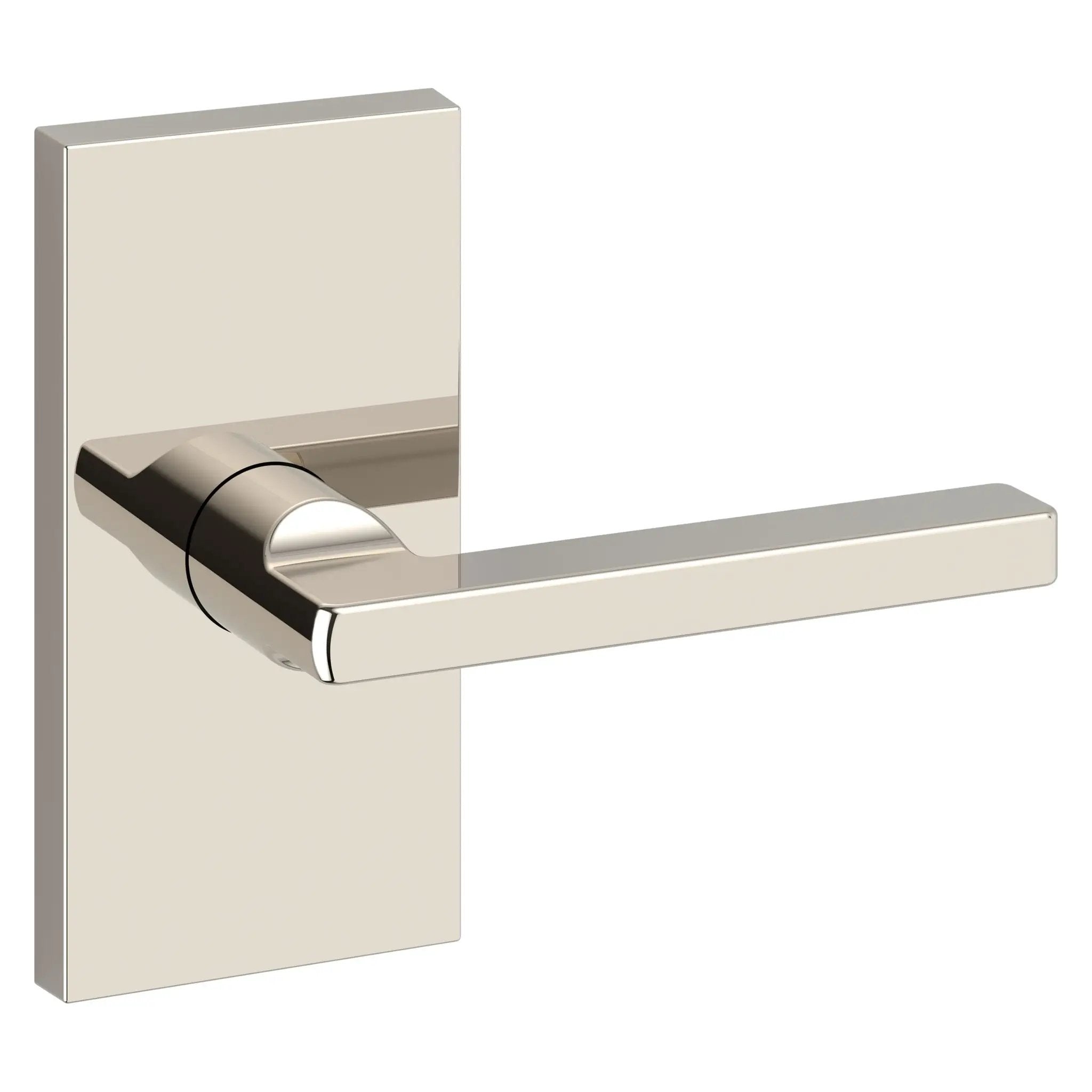 Baldwin Reserve Square Lever and Contemporary 5" Rose by Baldwin