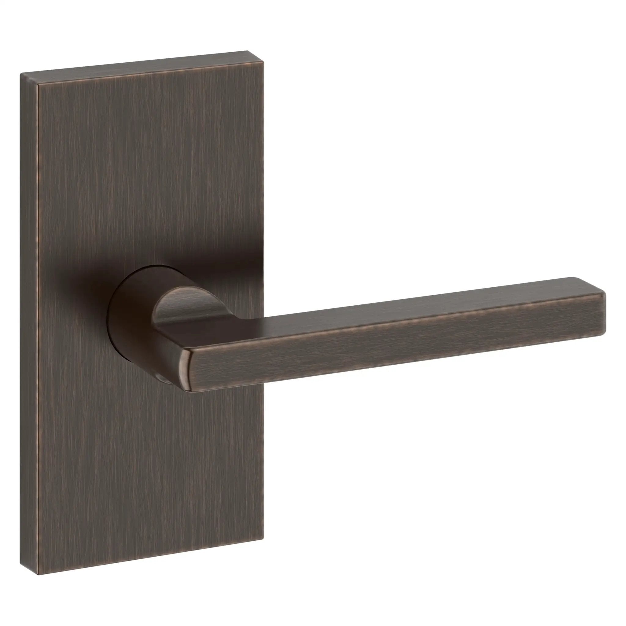 Baldwin Reserve Square Lever and Contemporary 5" Rose by Baldwin