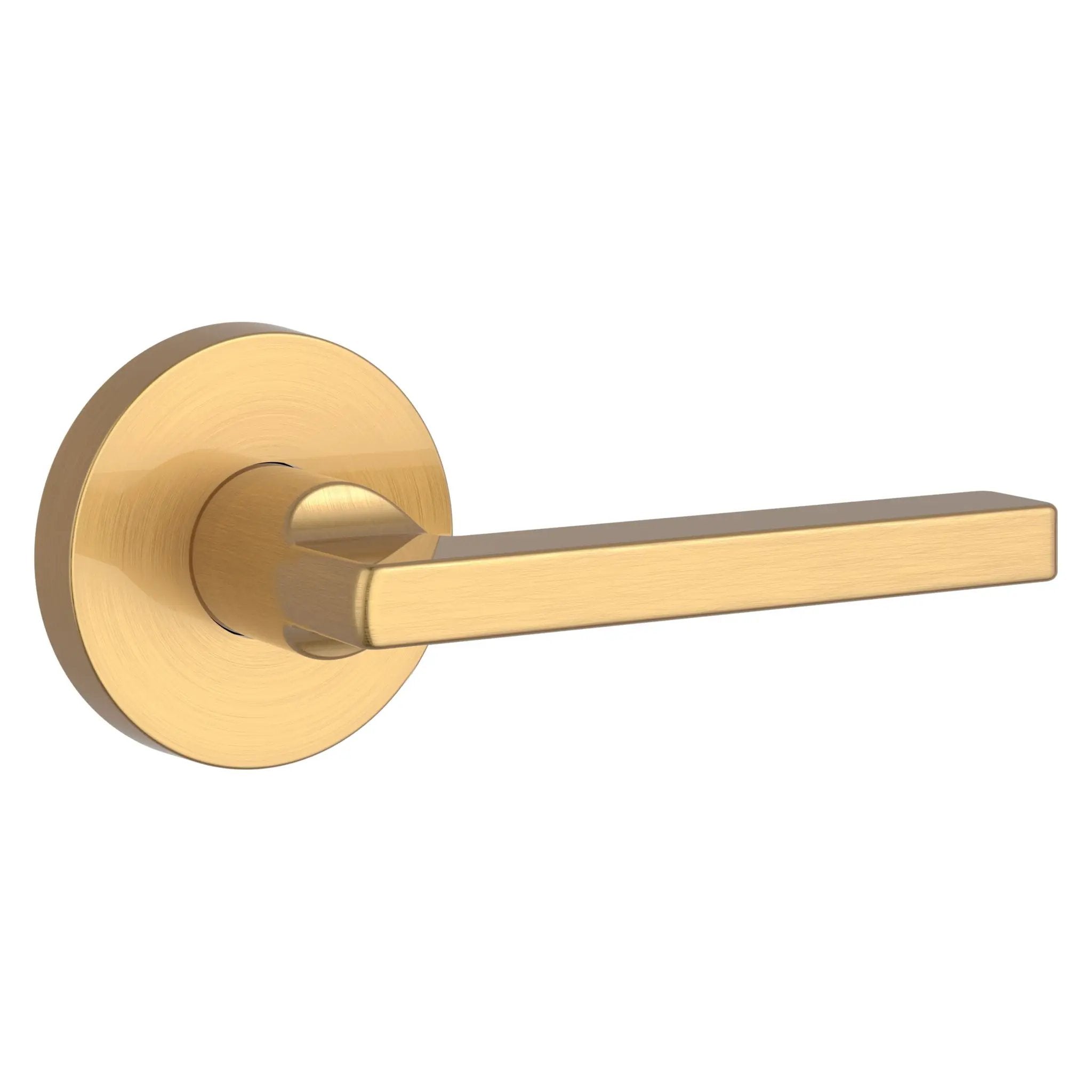 Baldwin Reserve Square Lever and Contemporary Round Rose by Baldwin