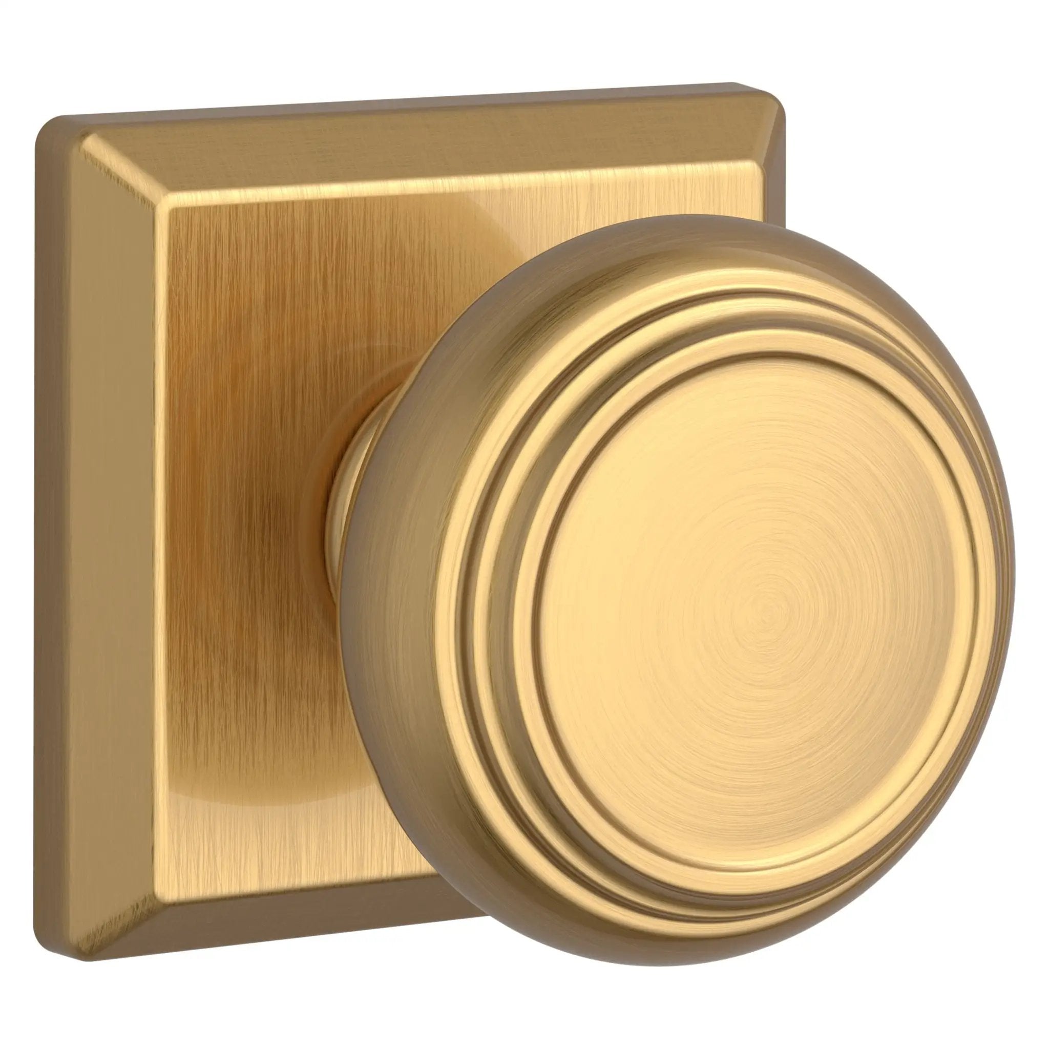 Baldwin Reserve Traditional Knob and Square Rose by Baldwin
