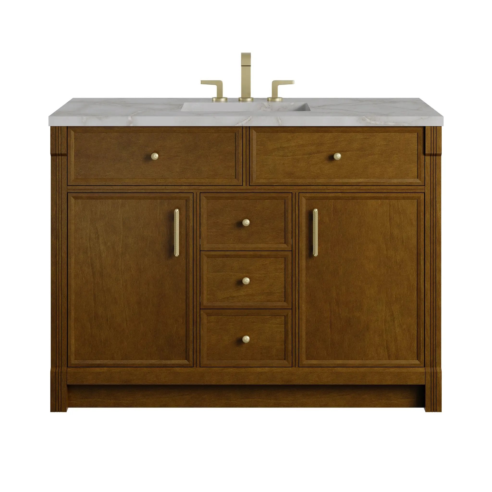 James Martin Bellshire 48" Single Vanity Set - Honey Oak by James Martin Vanities