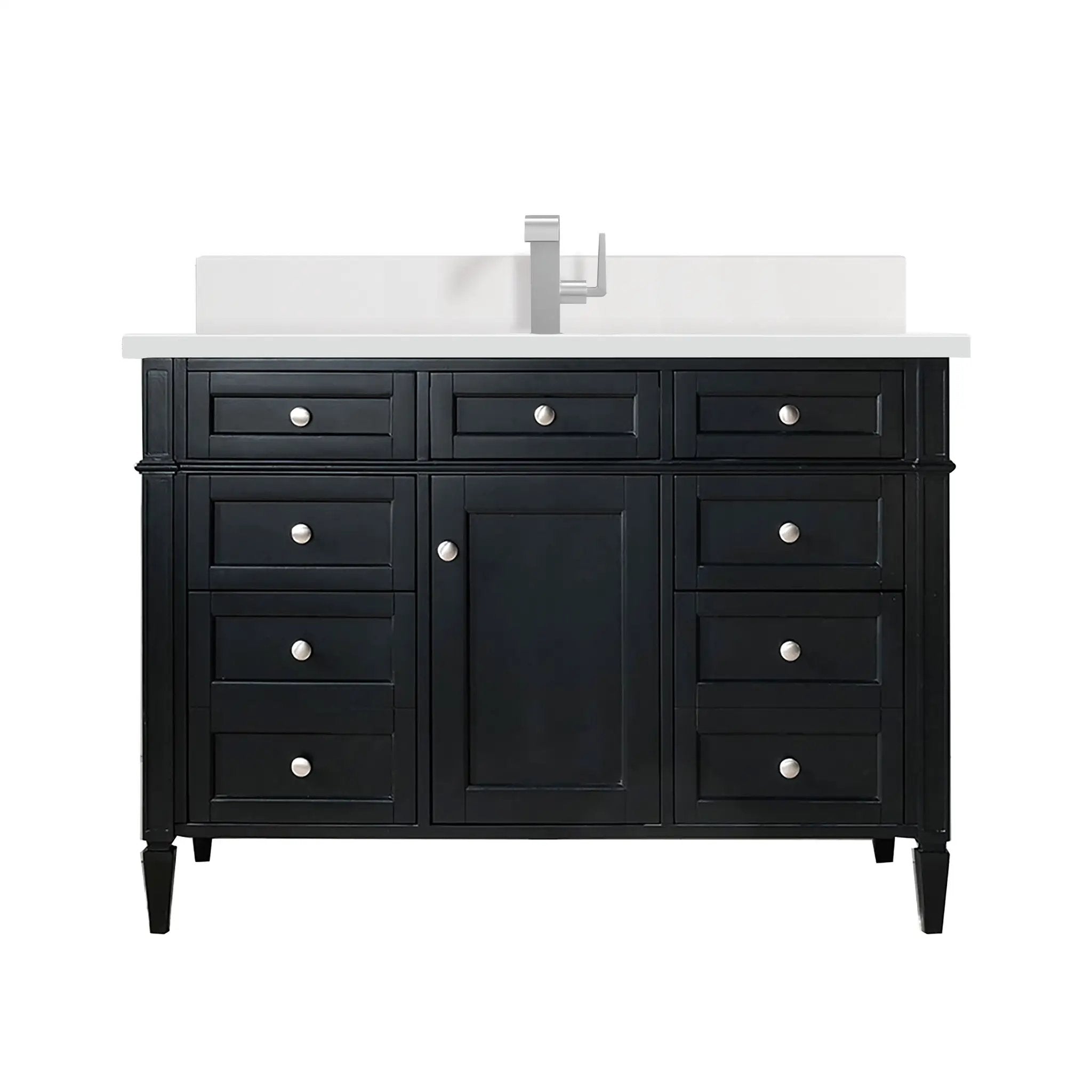 James Martin Brittany 48" Single Vanity Set - Black Onyx by James Martin Vanities