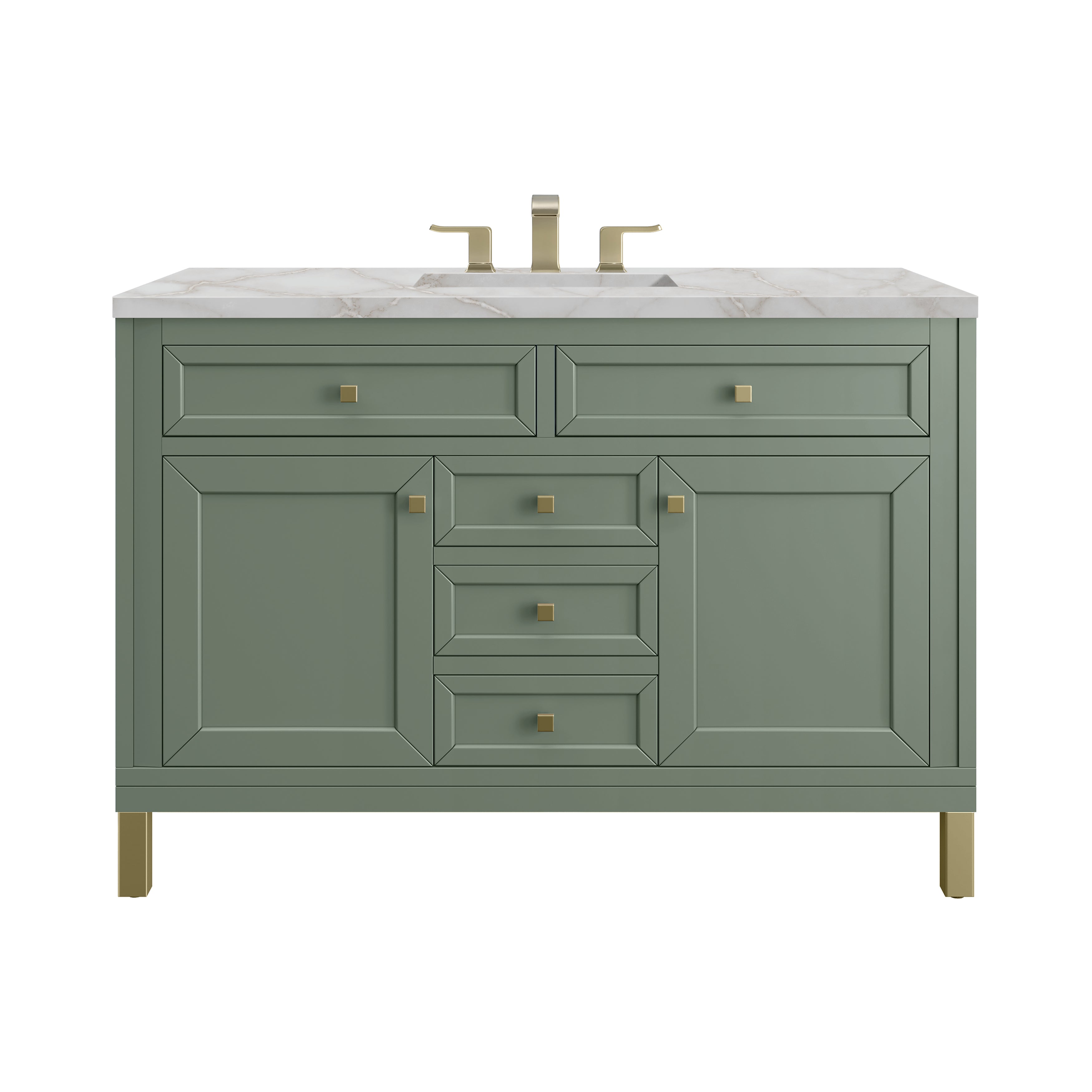 James Martin Vanities Chicago 48" Single Vanity - Smokey Celadon