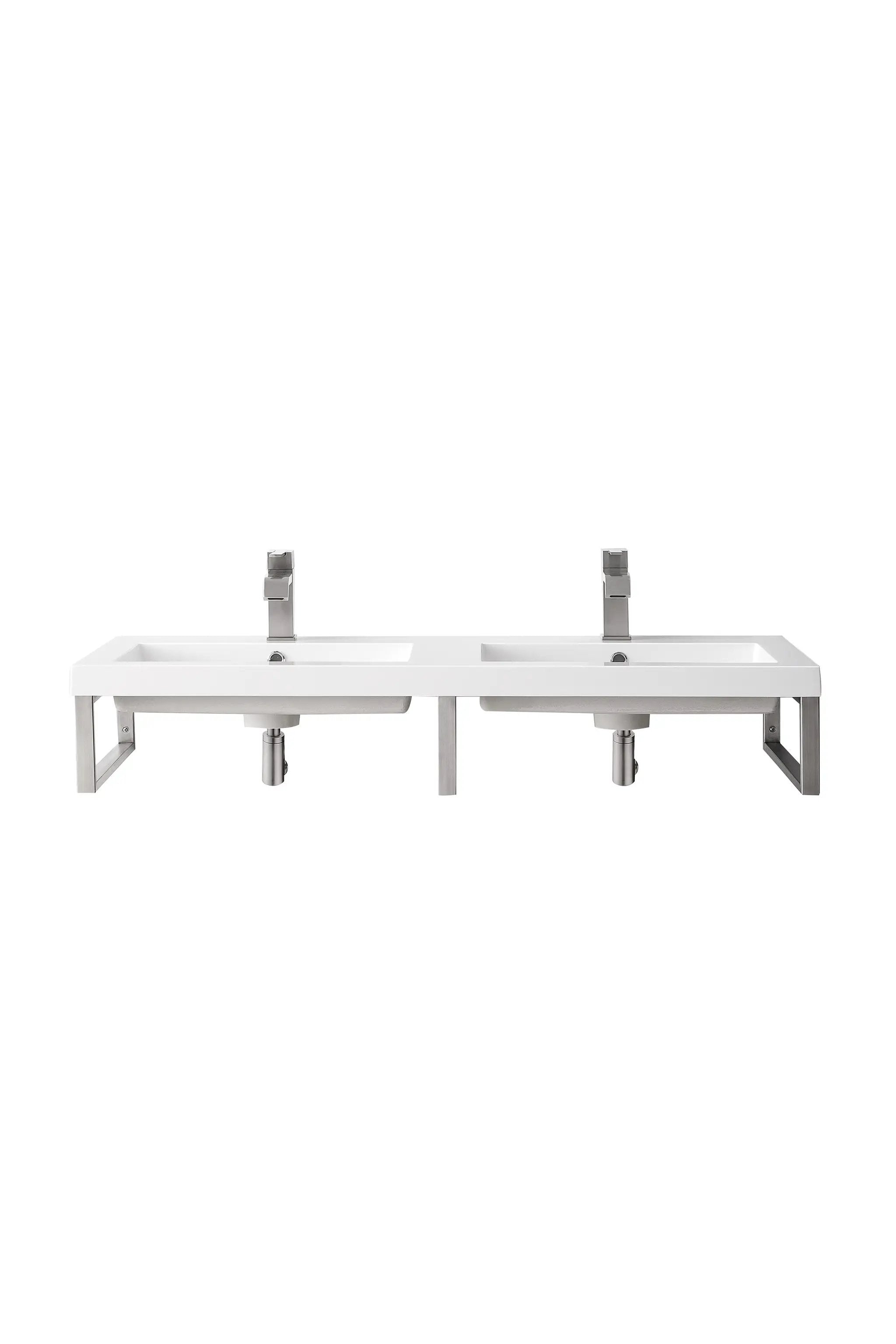 brushed nickel wall bracket