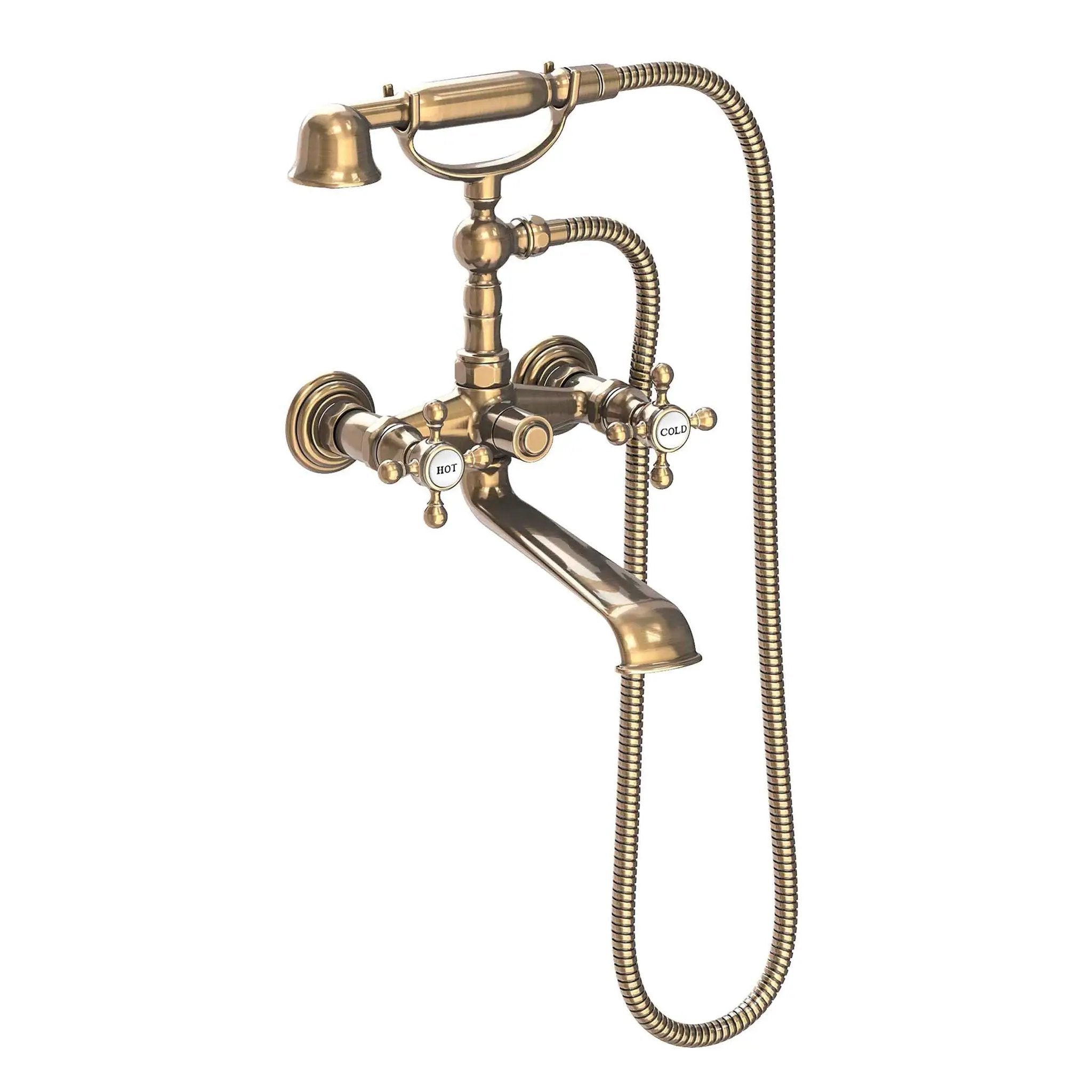 Newport Brass Astor Exposed Tub & Hand Shower Set - Wall Mount by Newport Brass