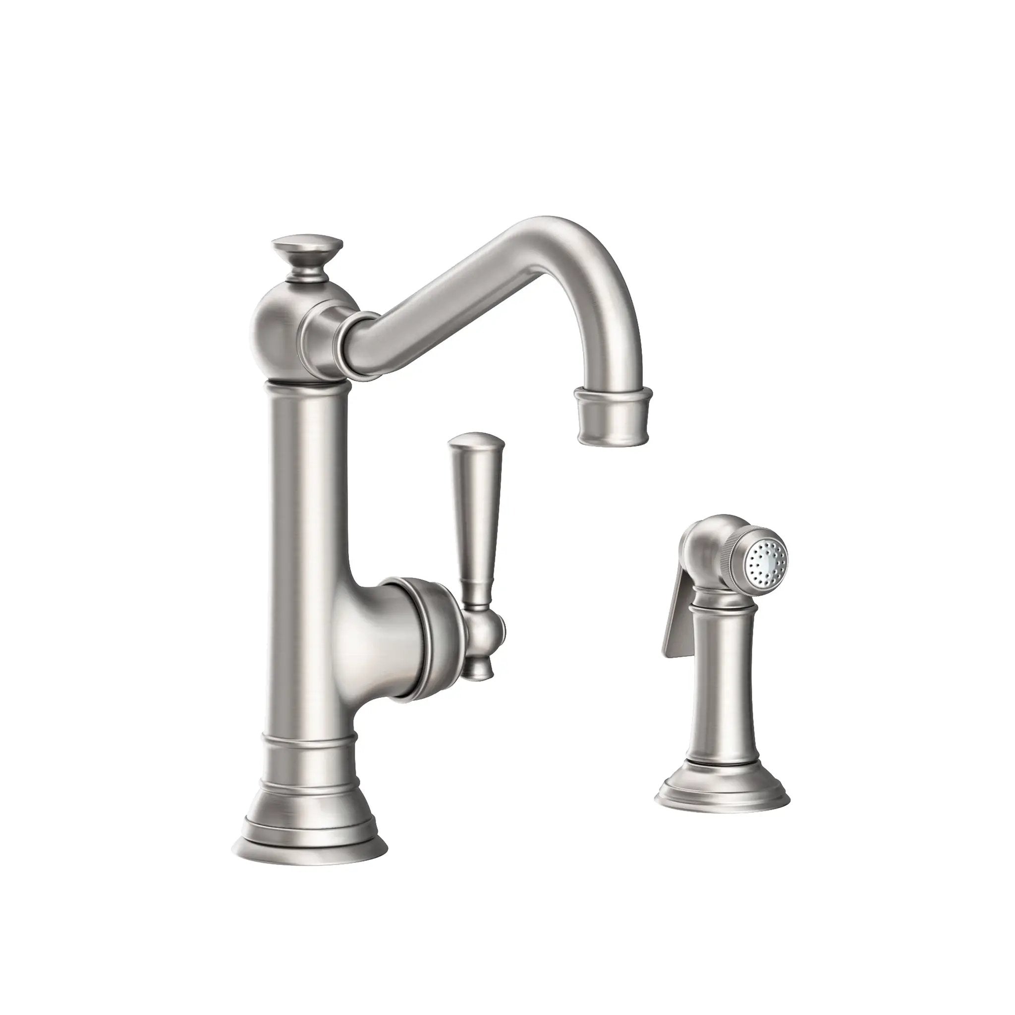 Newport Brass Jacobean Single Handle Kitchen Faucet with Side Spray by Newport Brass