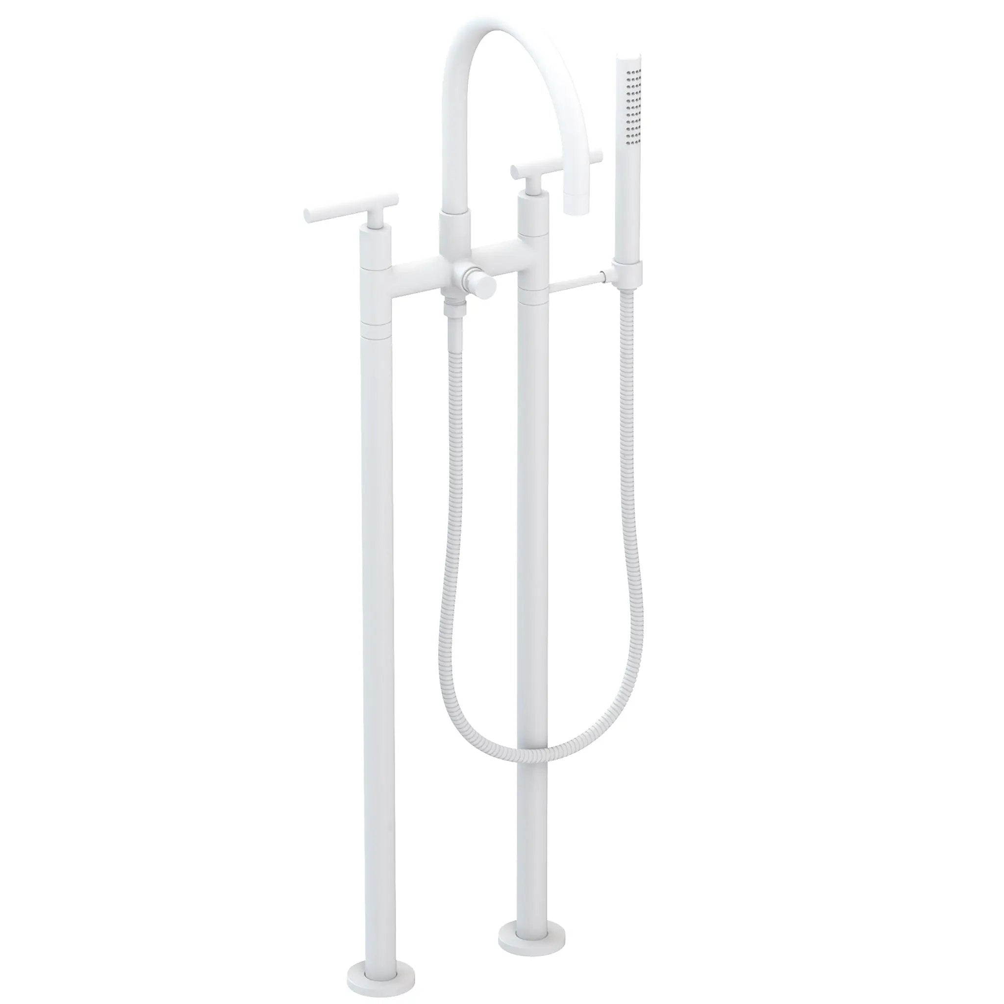 Newport Brass East Linear Exposed Tub & Hand Shower Set w/Risers by Newport Brass