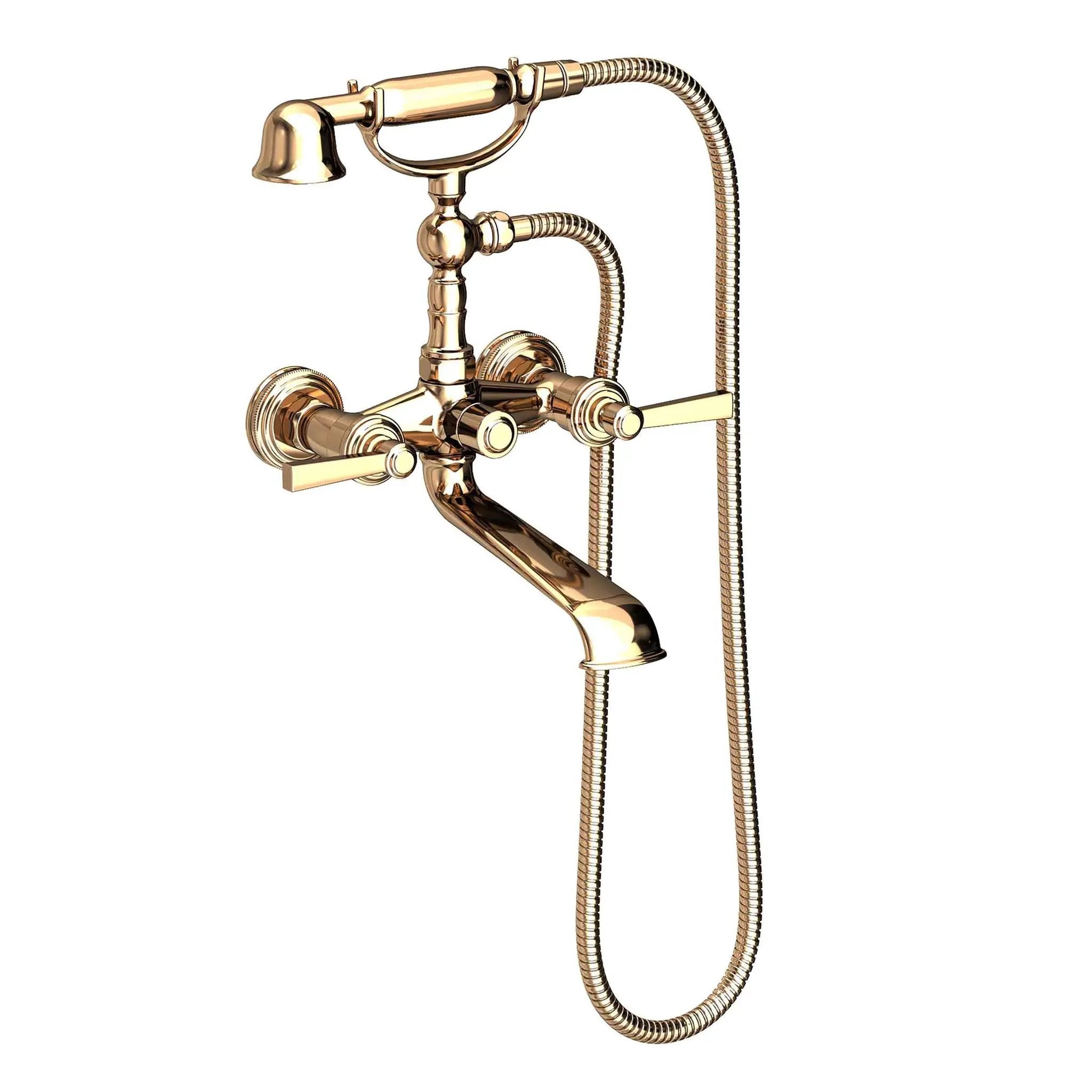 Newport Brass Miro Exposed Tub & Hand Shower Set - Wall Mount by Newport Brass
