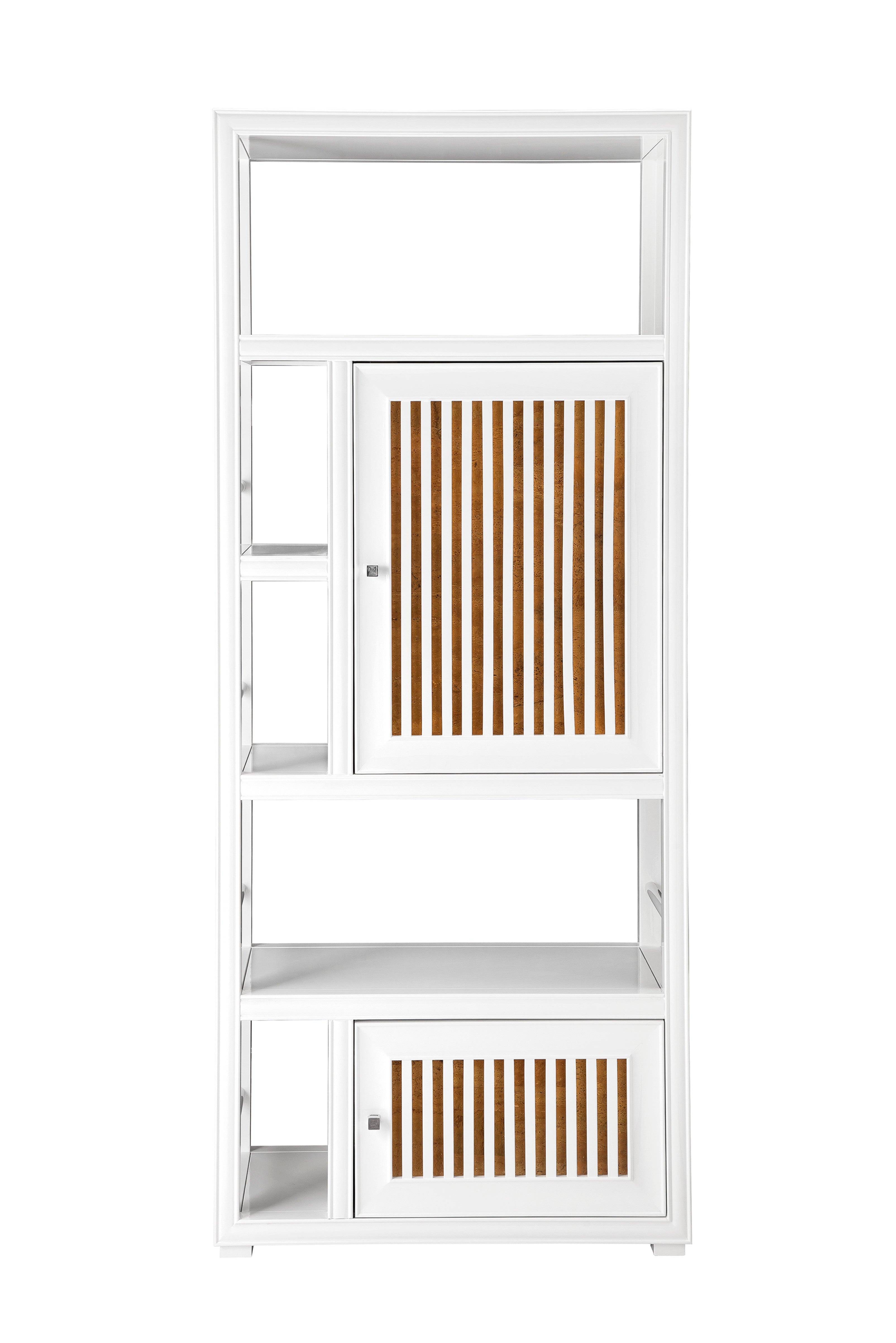 glossy white Linen Cabinet