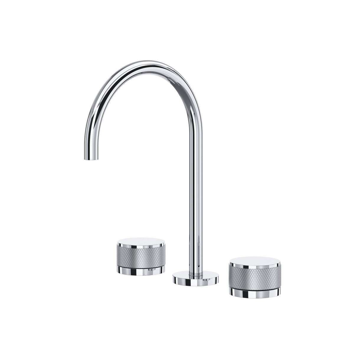 polished chrome bathroom faucet