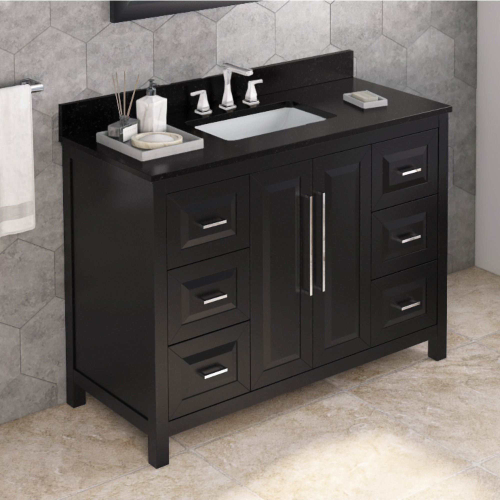 Jeffrey Alexander 48" Cade Vanity Set