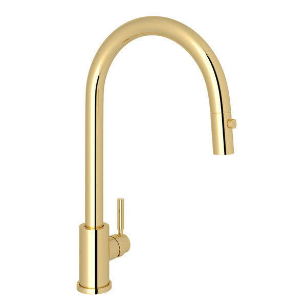 Rohl Holborn Pull-Down Kitchen Faucet with C-Spout