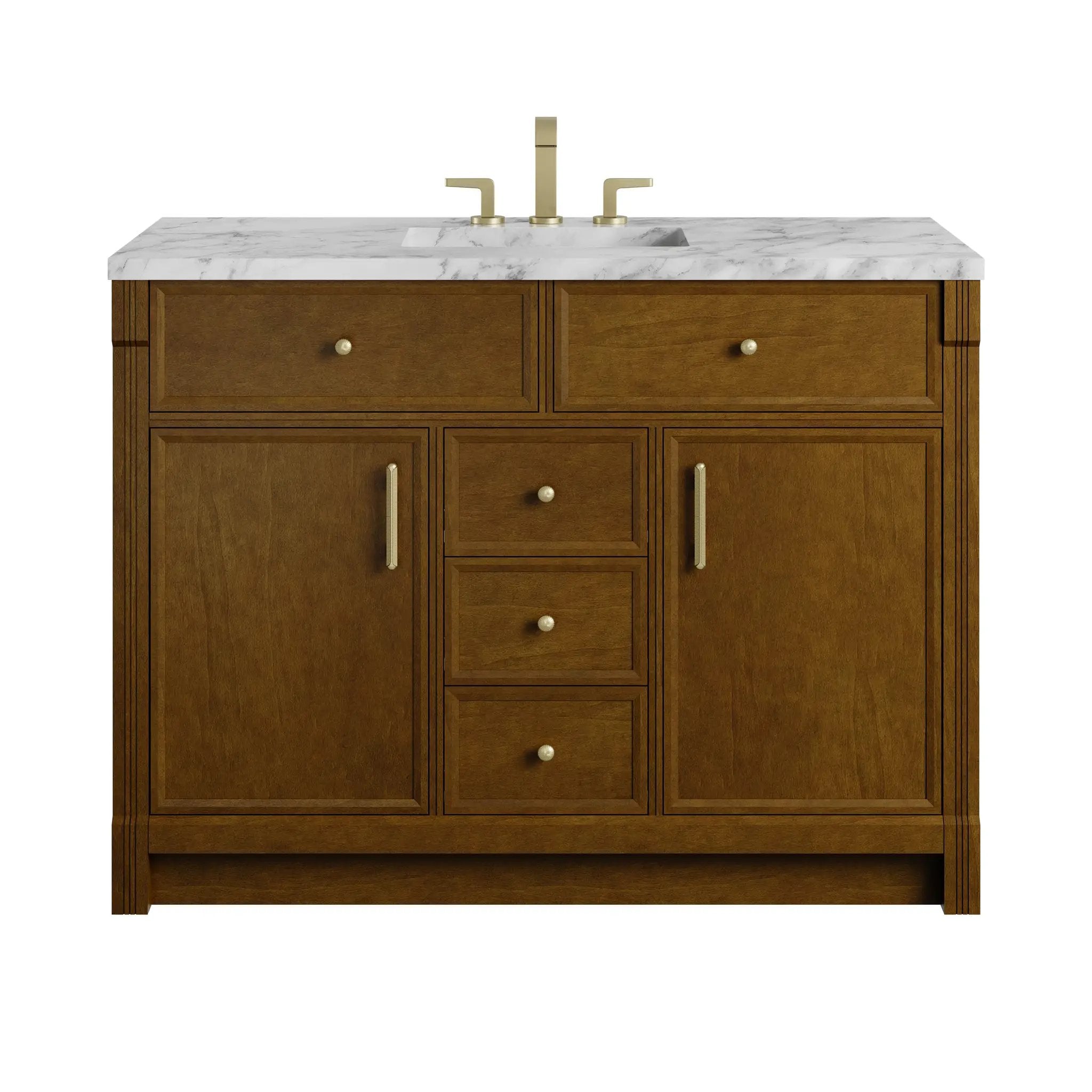 James Martin Bellshire 48" Single Vanity Set - Honey Oak by James Martin Vanities