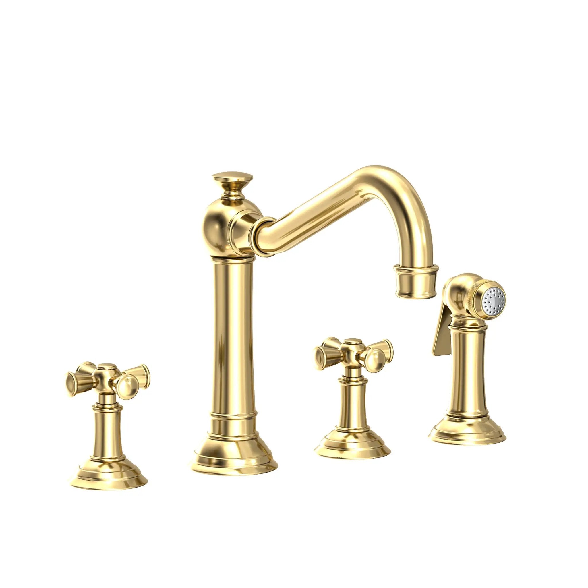 Newport Brass Jacobean Kitchen Faucet with Side Spray by Newport Brass