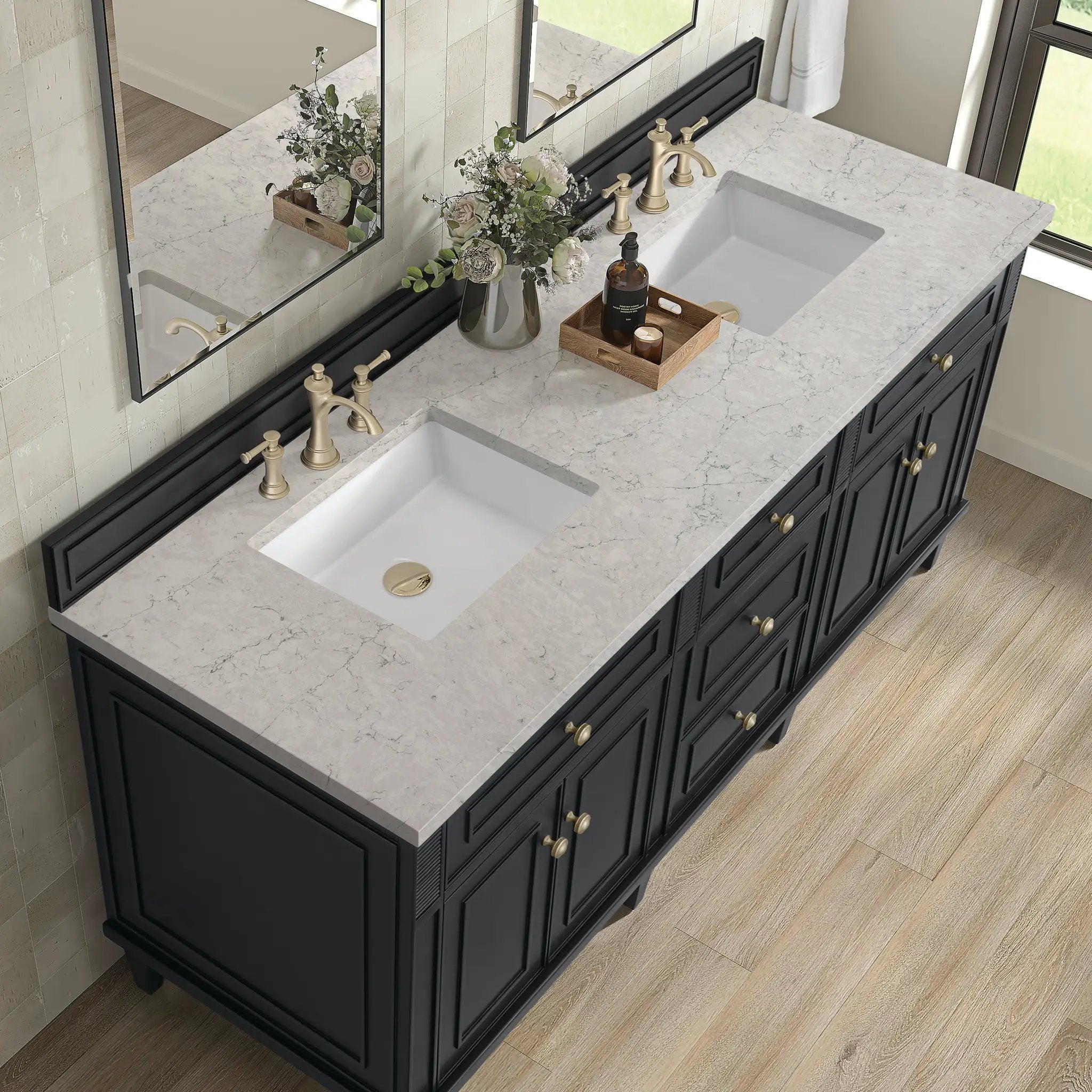 black onyx vanity