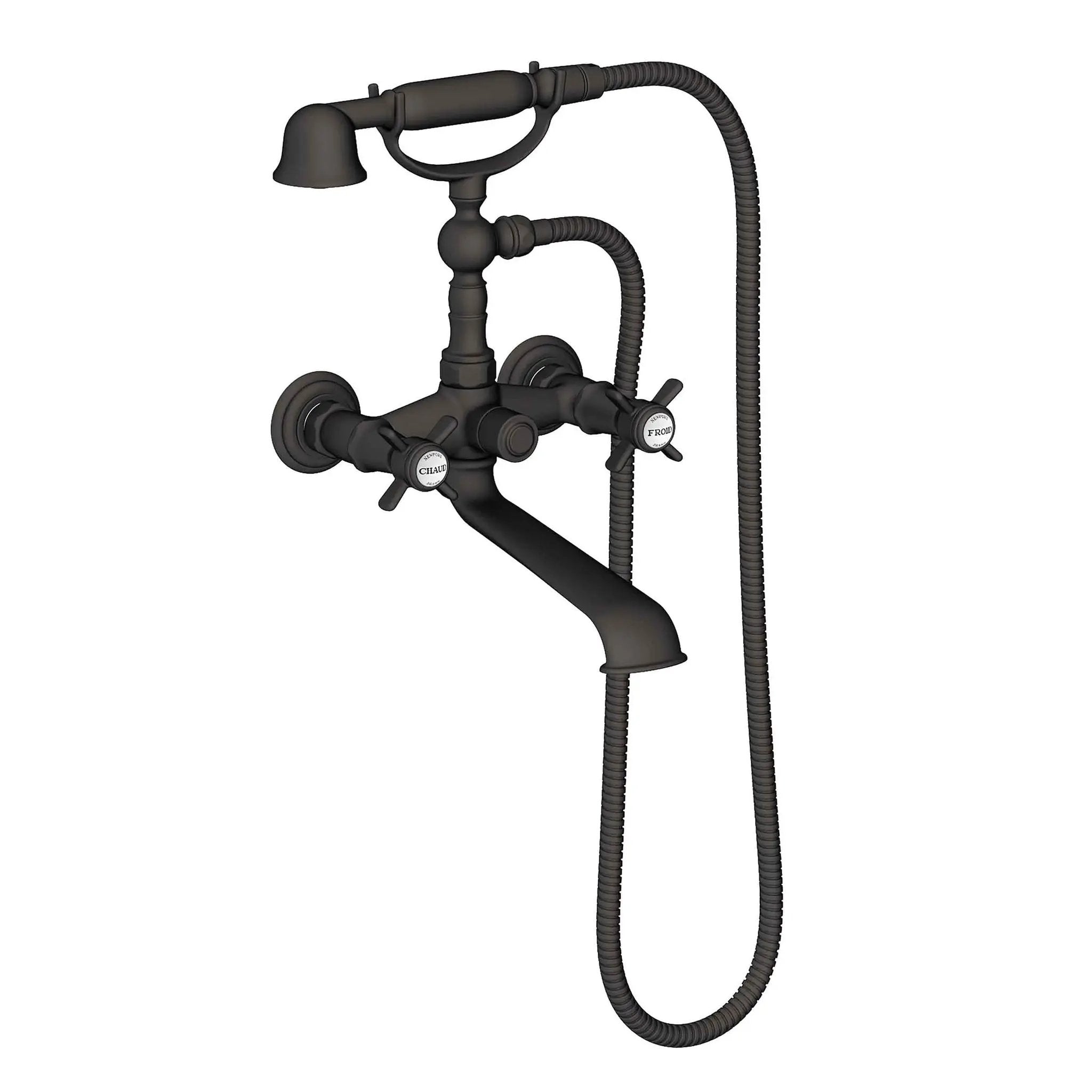 Newport Brass Fairfield Exposed Tub & Hand Shower Set - Wall Mount by Newport Brass