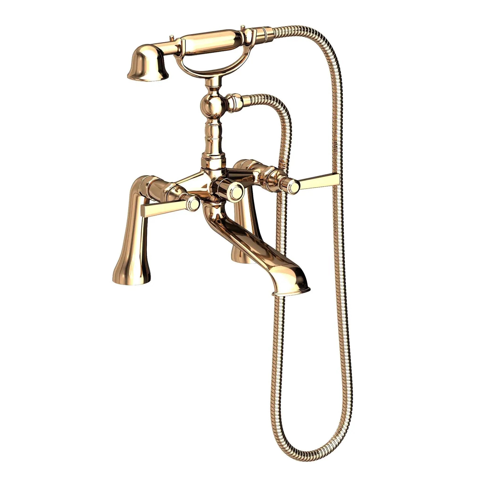 Newport Brass Astor Exposed Tub & Hand Shower Set - Deck Mount by Newport Brass