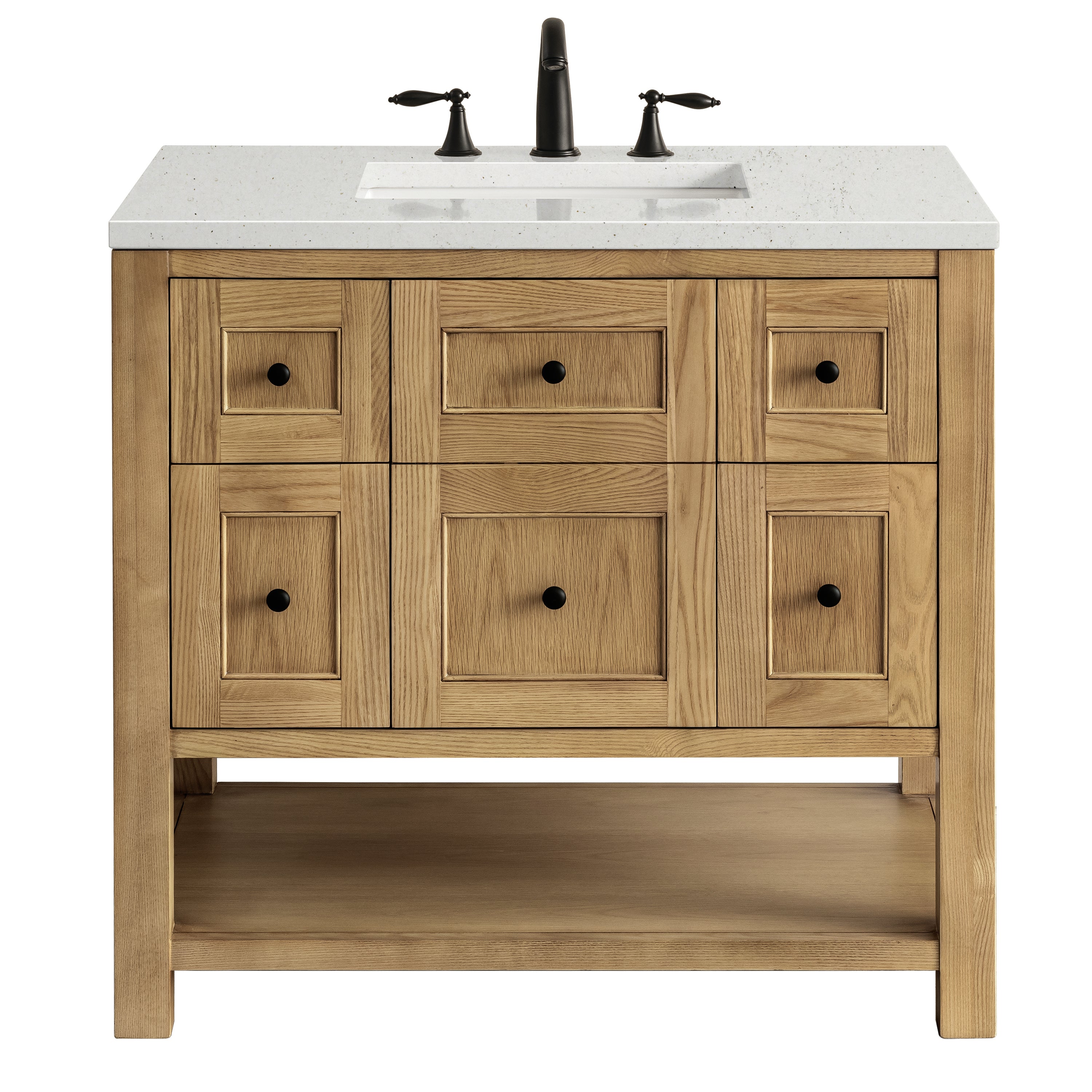 James Martin Vanities Breckenridge 36" Single Vanity - Light Natural Oak