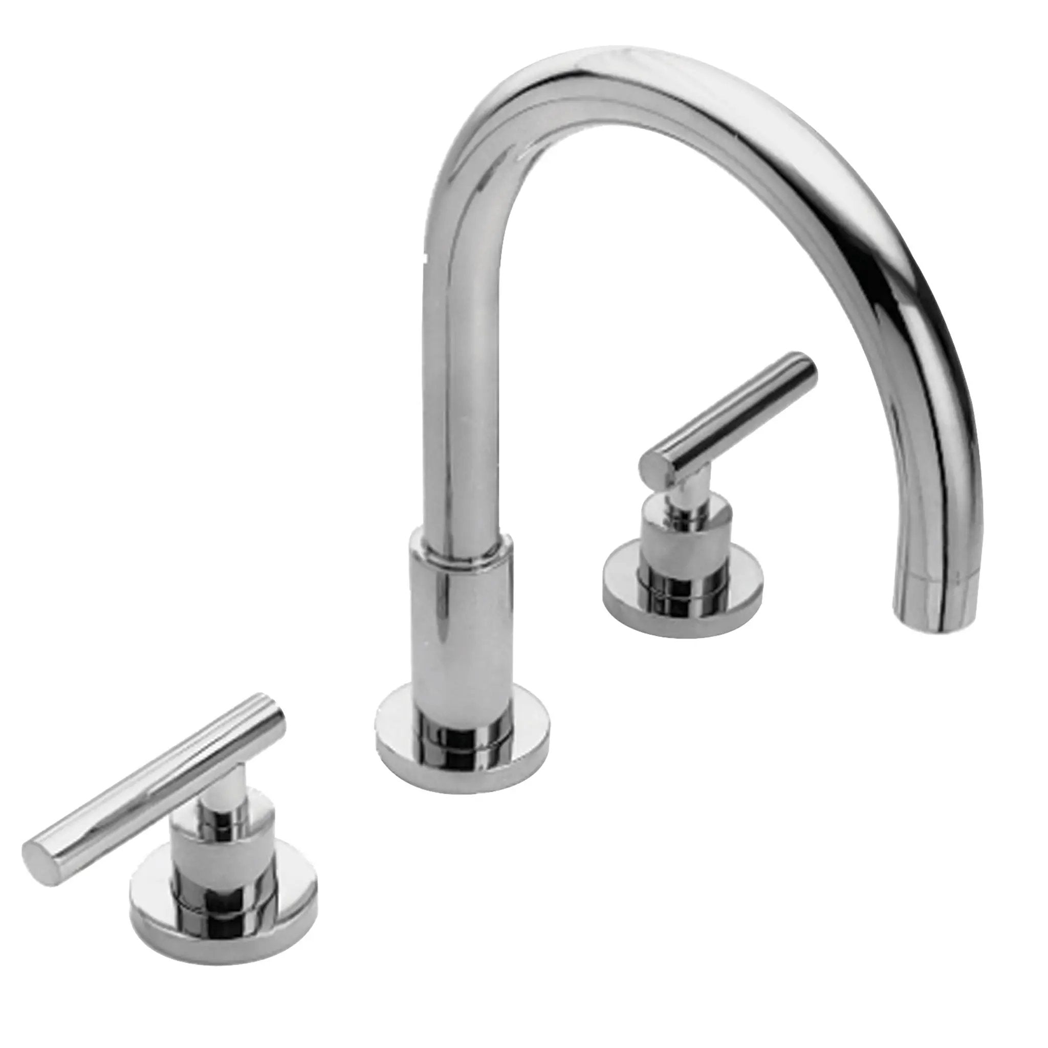 polished chrome tub faucet