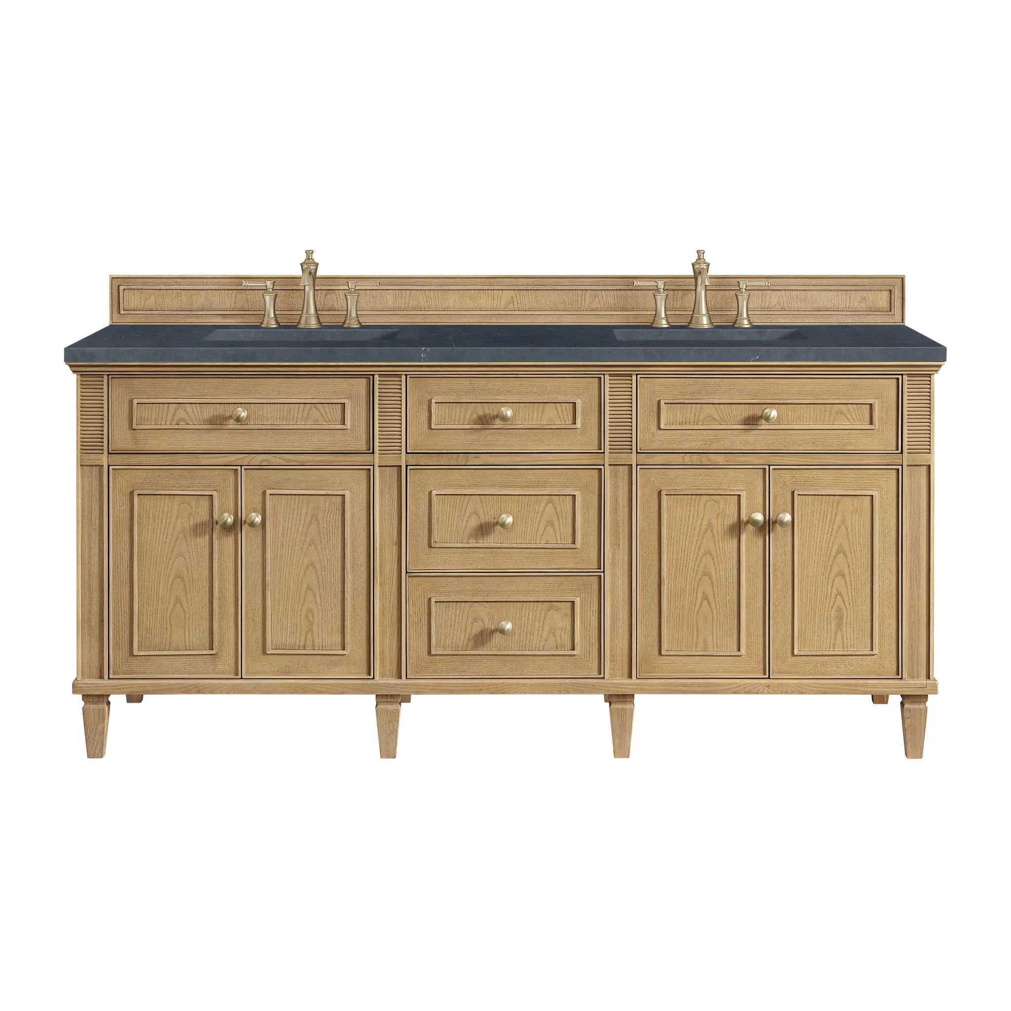 James Martin Lorelai 72" Double Vanity Set - Light Natural Oak by James Martin Vanities