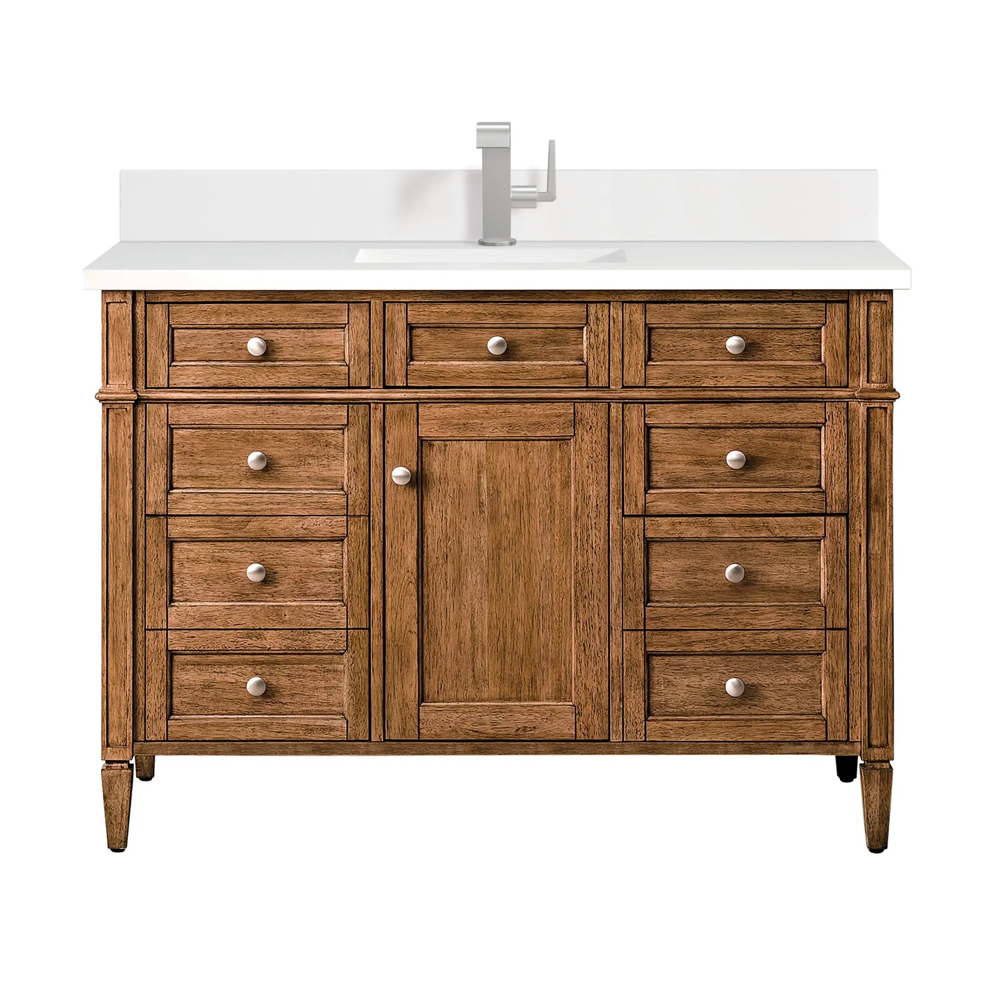 James Martin Brittany 48" Single Vanity Set - Saddle Brown by James Martin Vanities