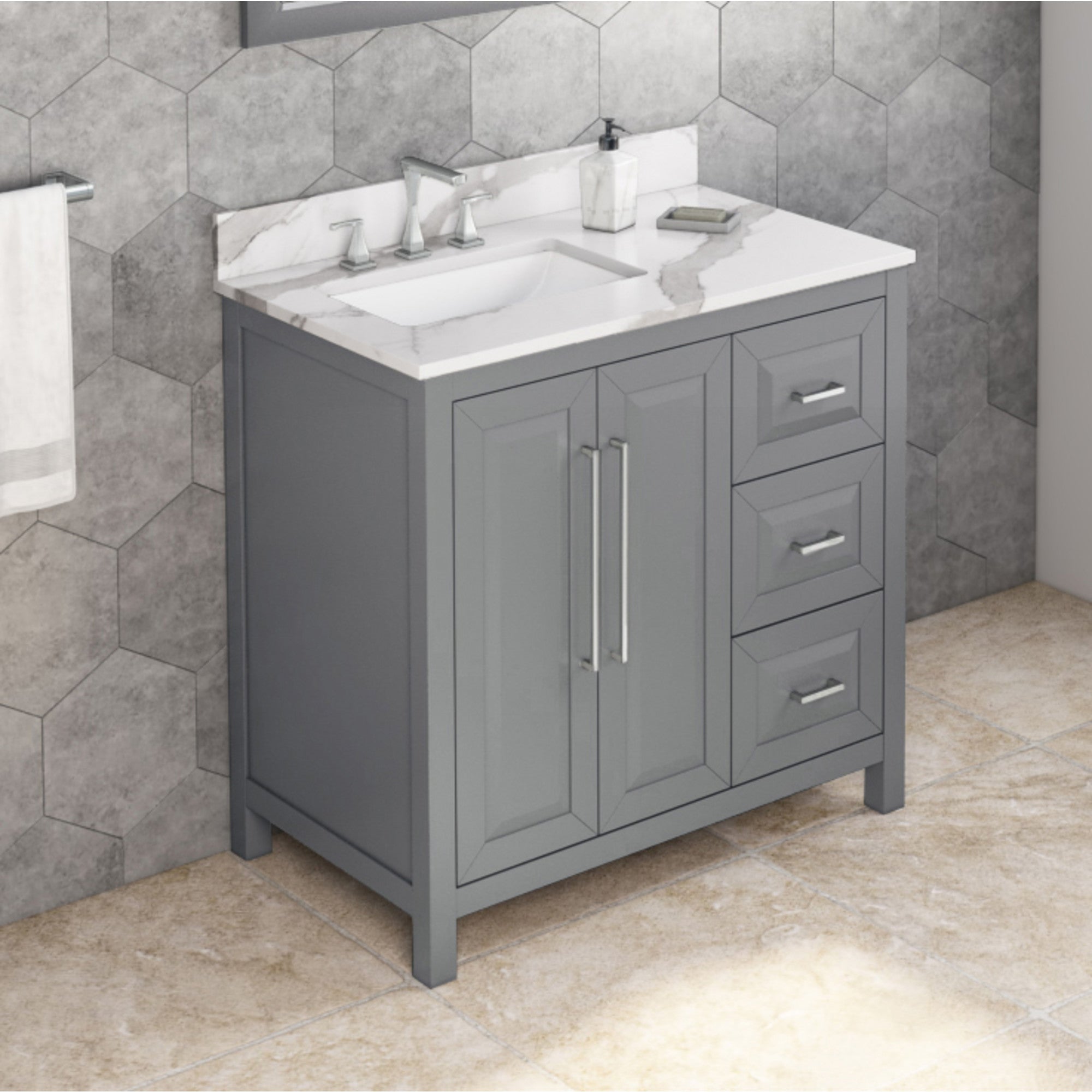 Jeffrey Alexander 36" Cade Vanity Set