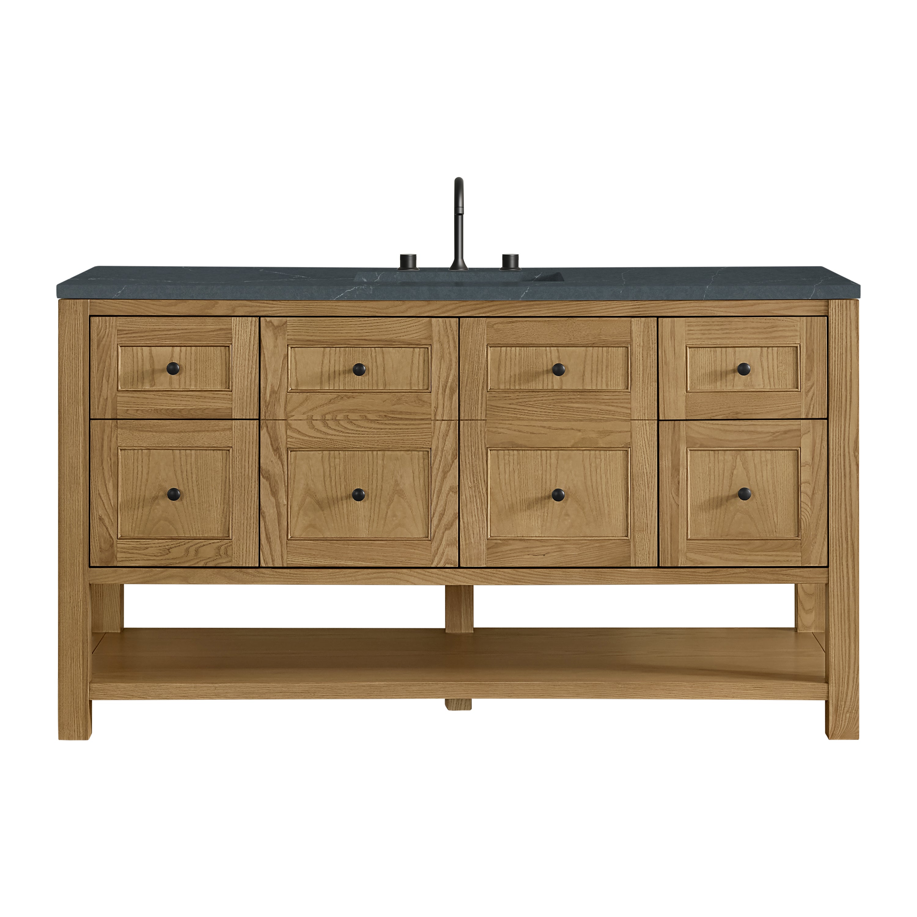 James Martin Vanities Breckenridge 60" Single Vanity - Light Natural Oak