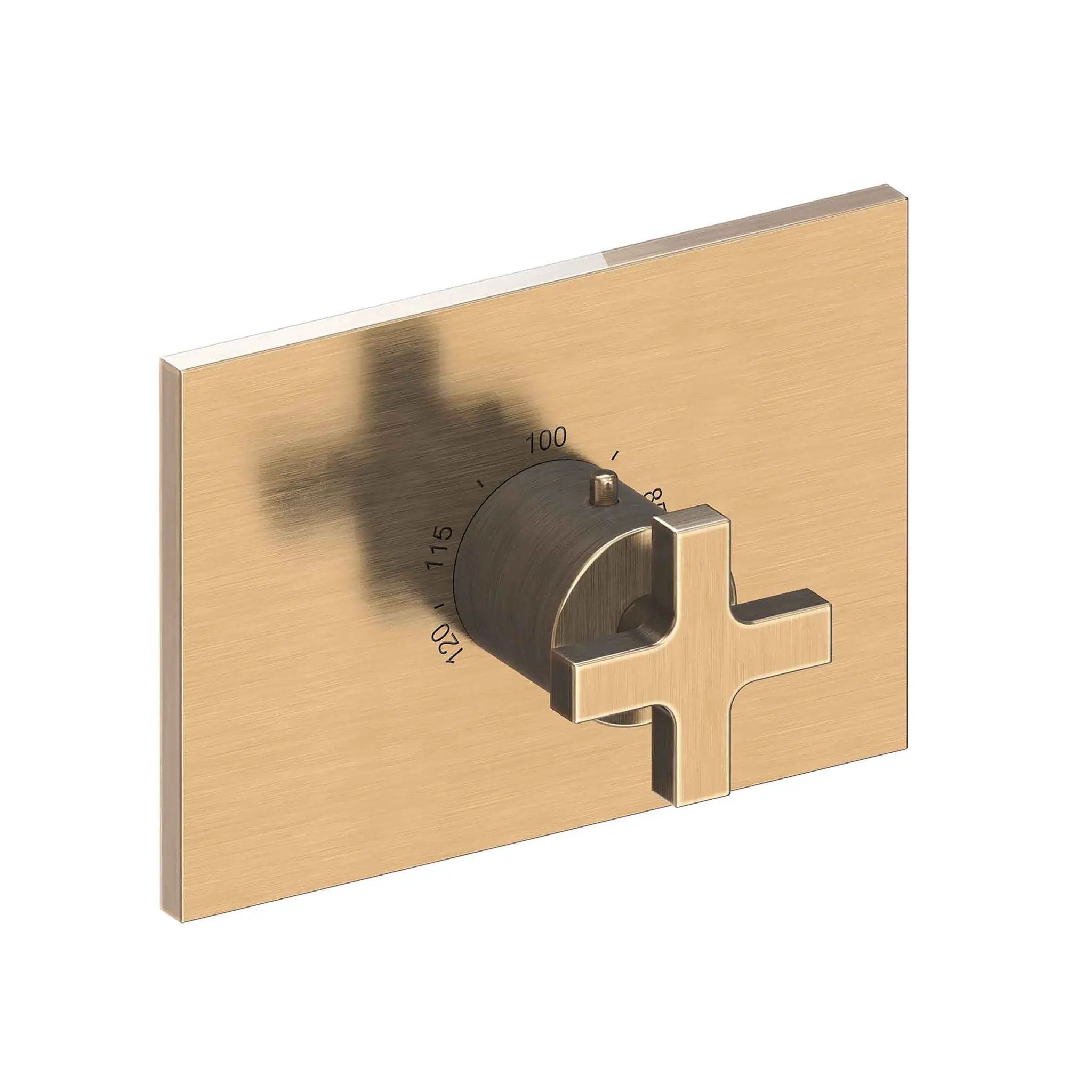 Newport Brass Secant 3/4" Rectangular Thermostatic Trim Plate with Handle by Newport Brass