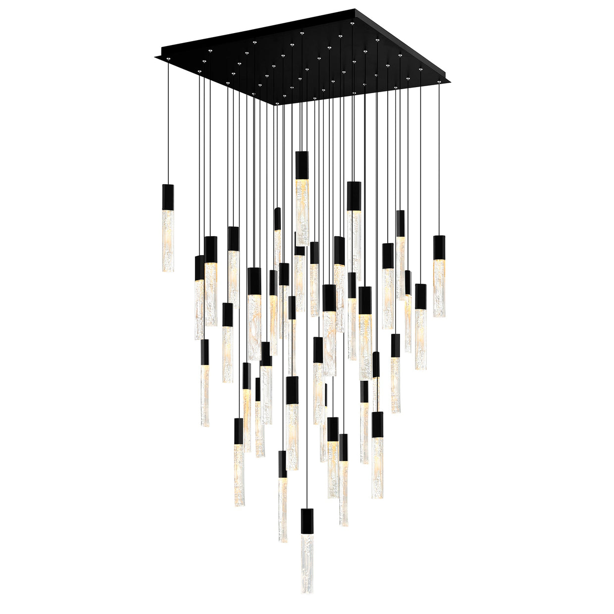 black chandelier
