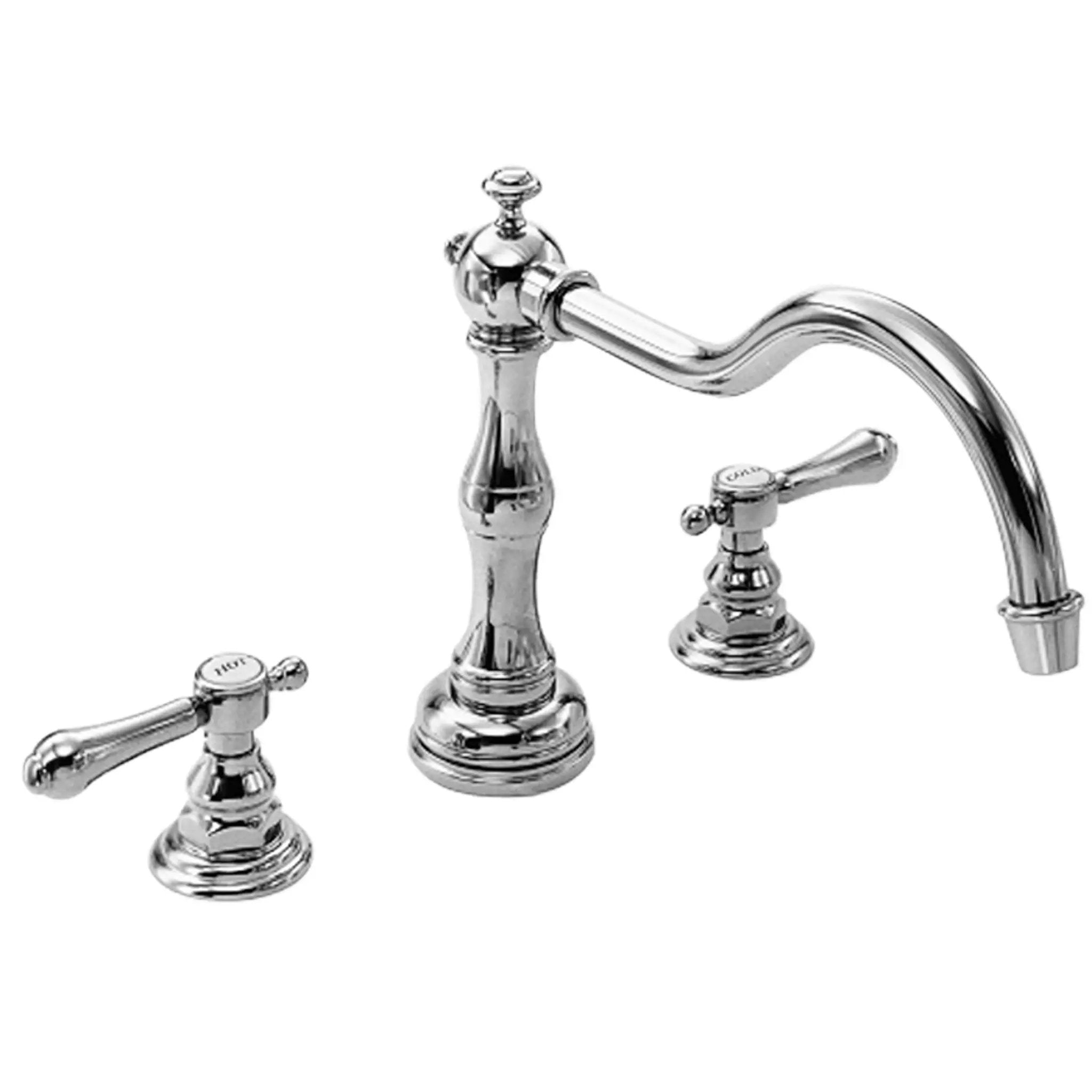 polished chrome tub faucet