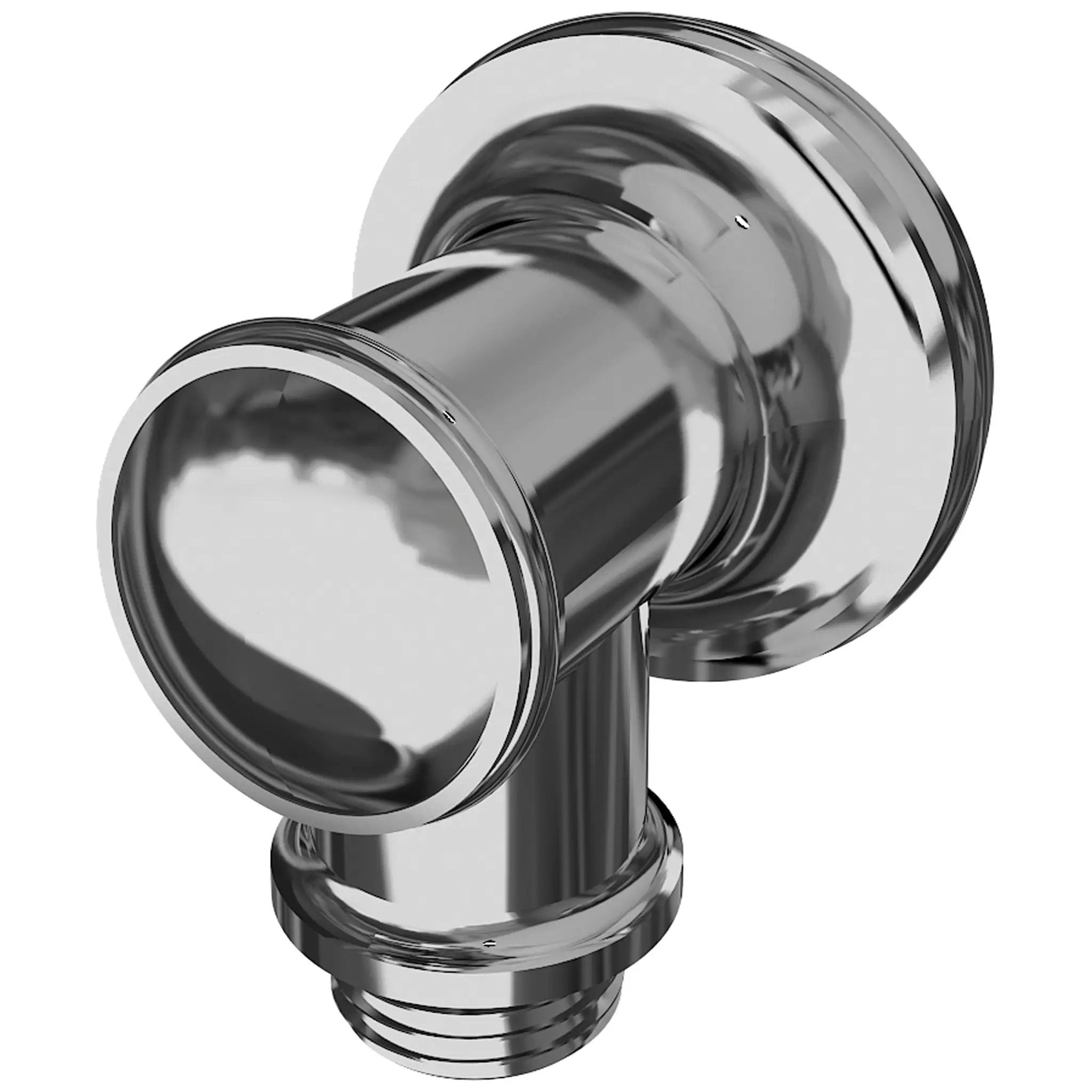 polished chrome supply elbow