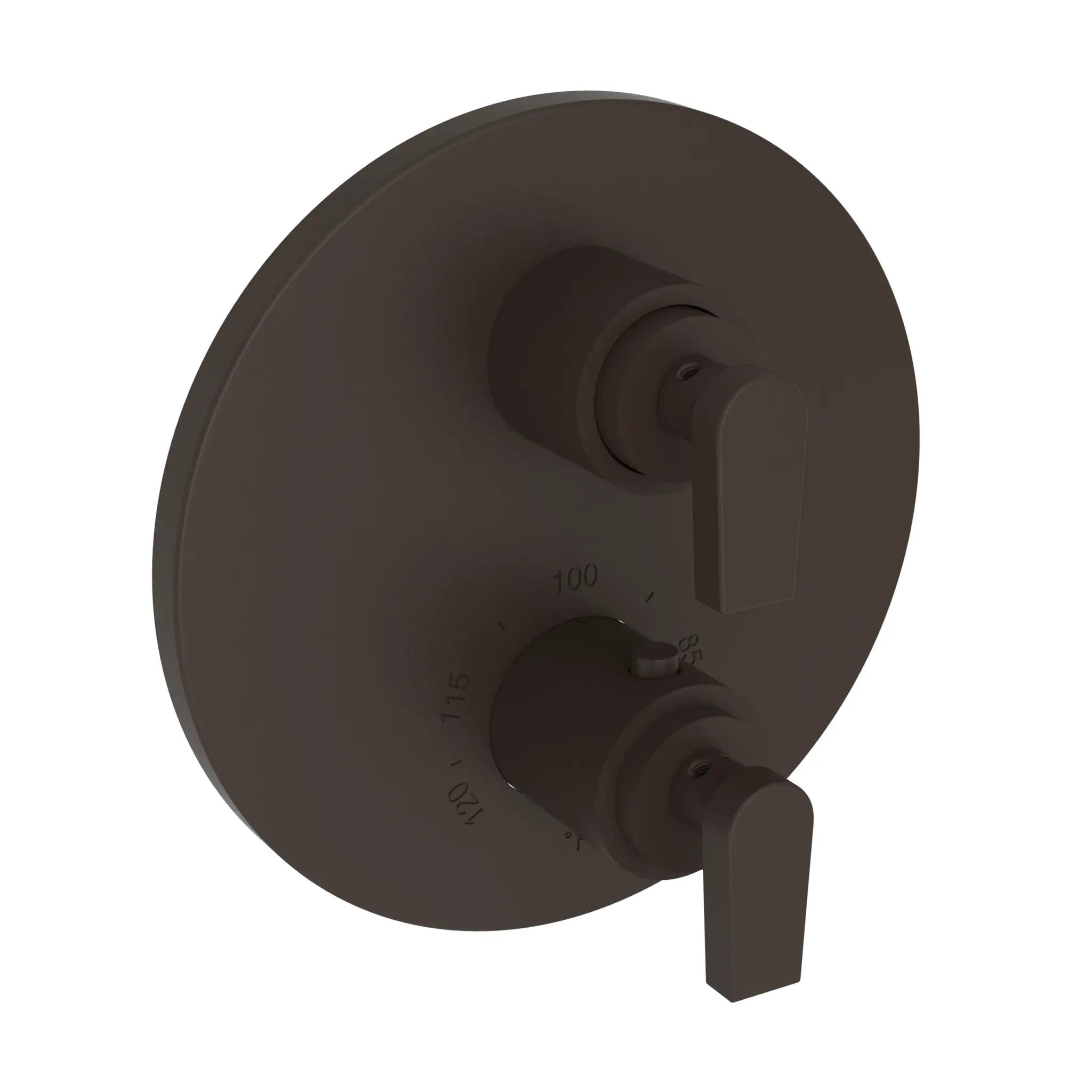 Newport Brass Dorrance 1/2" Round Thermostatic Trim Plate with Handle by Newport Brass