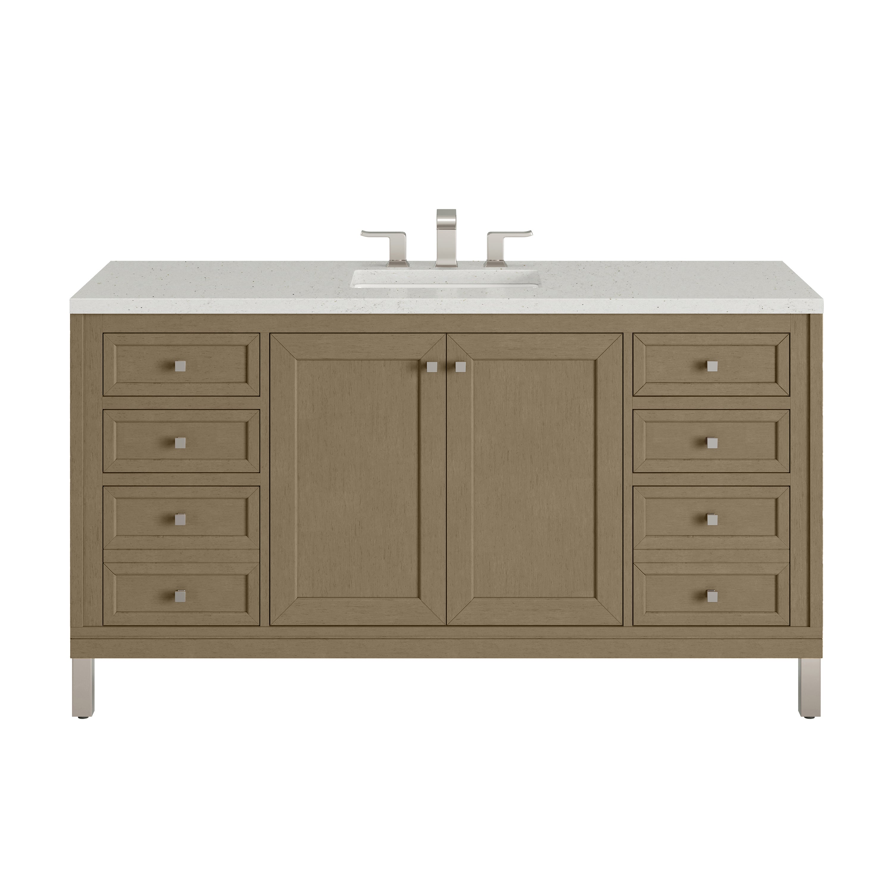 James Martin Vanities Chicago 60" Single Vanity - Walnut Whisper
