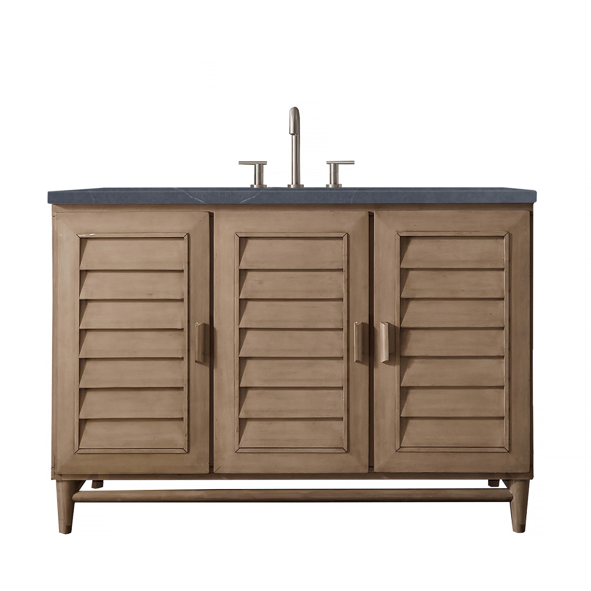 James Martin Vanities Portland 48" Single Vanity Whitewashed Walnut