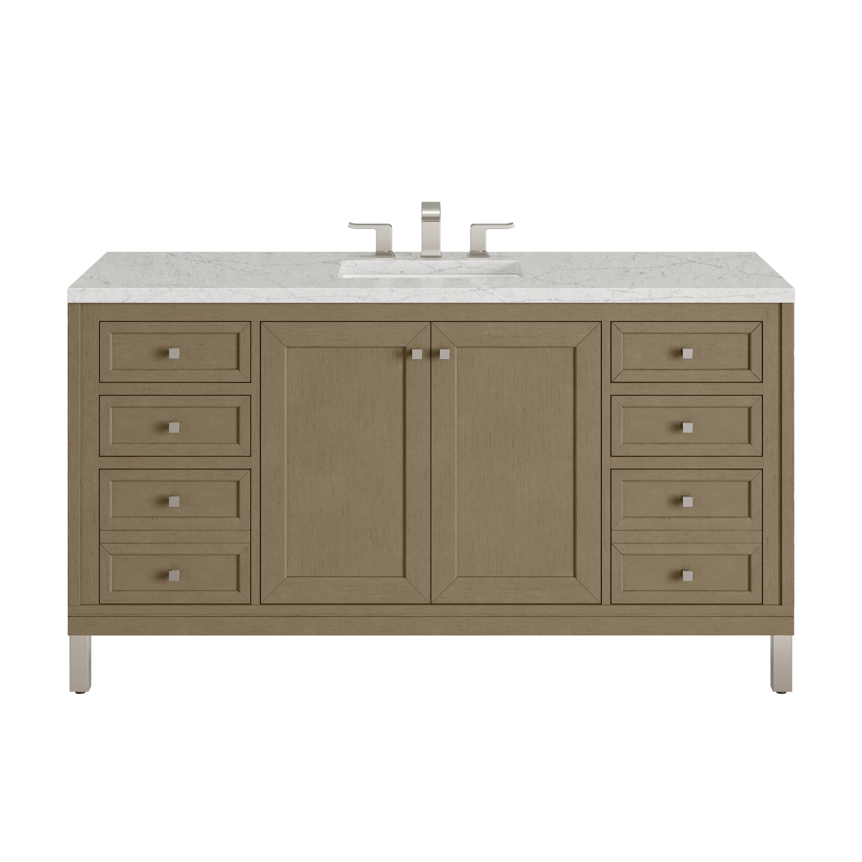 James Martin Vanities Chicago 60" Single Vanity - Walnut Whisper