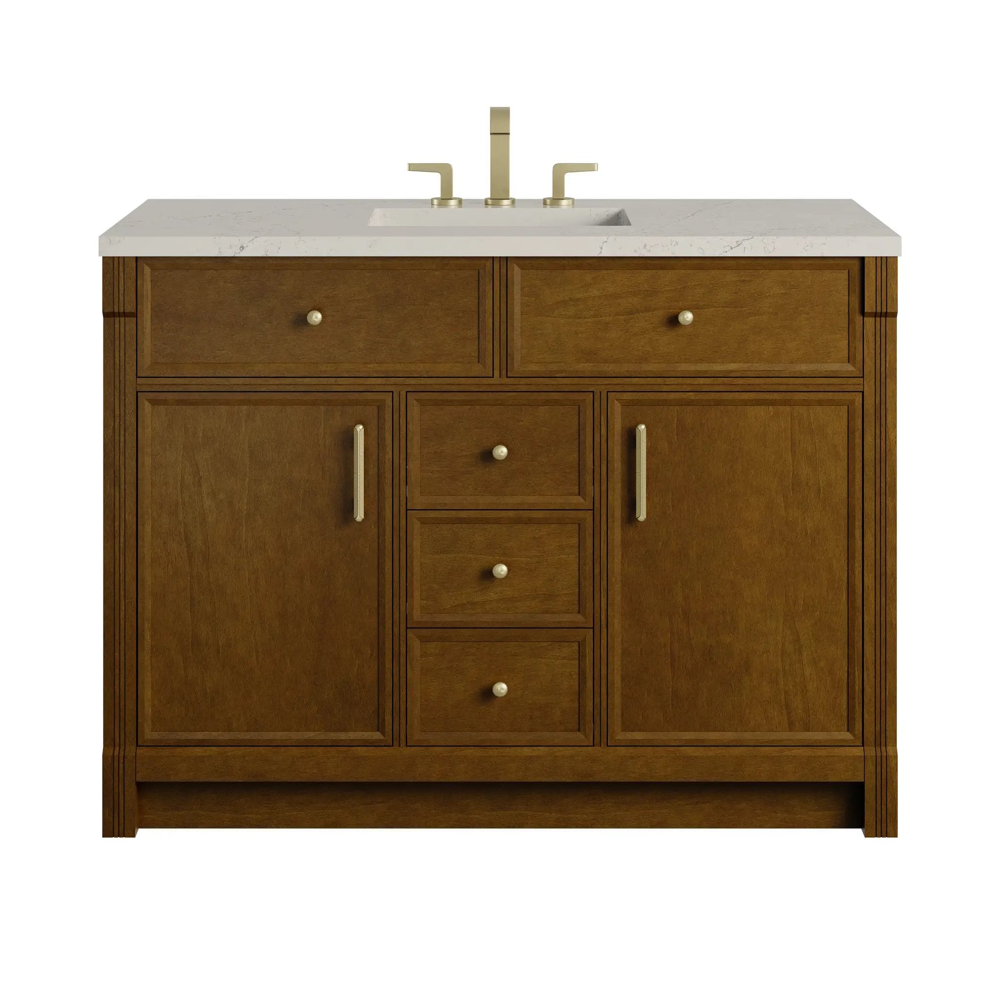 James Martin Bellshire 48" Single Vanity Set - Honey Oak by James Martin Vanities