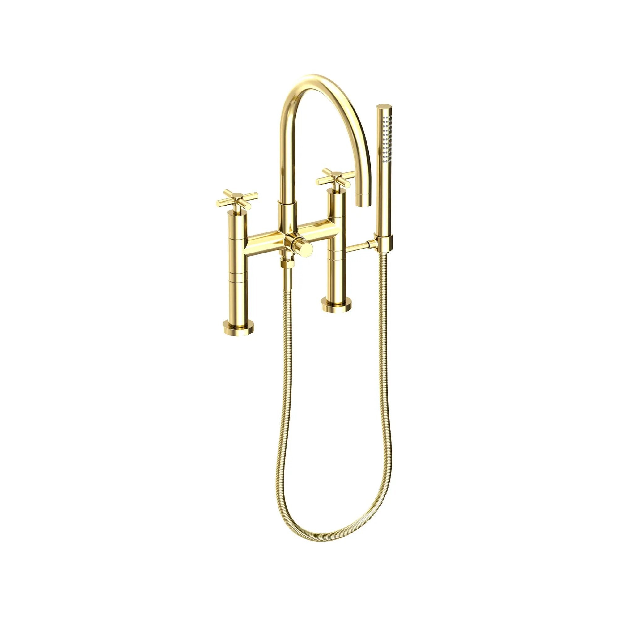 Newport Brass East Linear Exposed Tub & Hand Shower Set - Deck Mount by Newport Brass